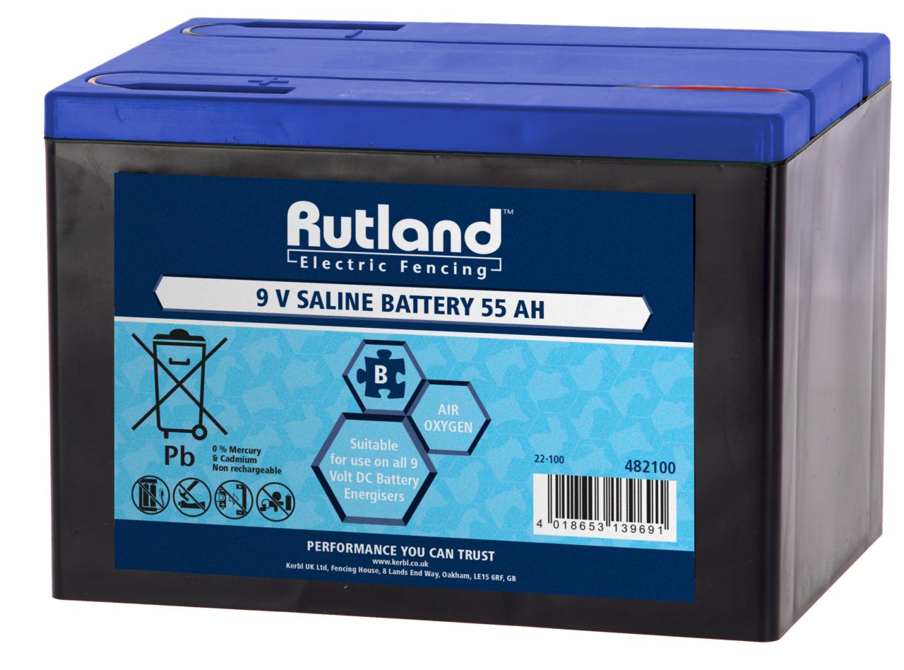 9 Volt 55Ah Saline Battery