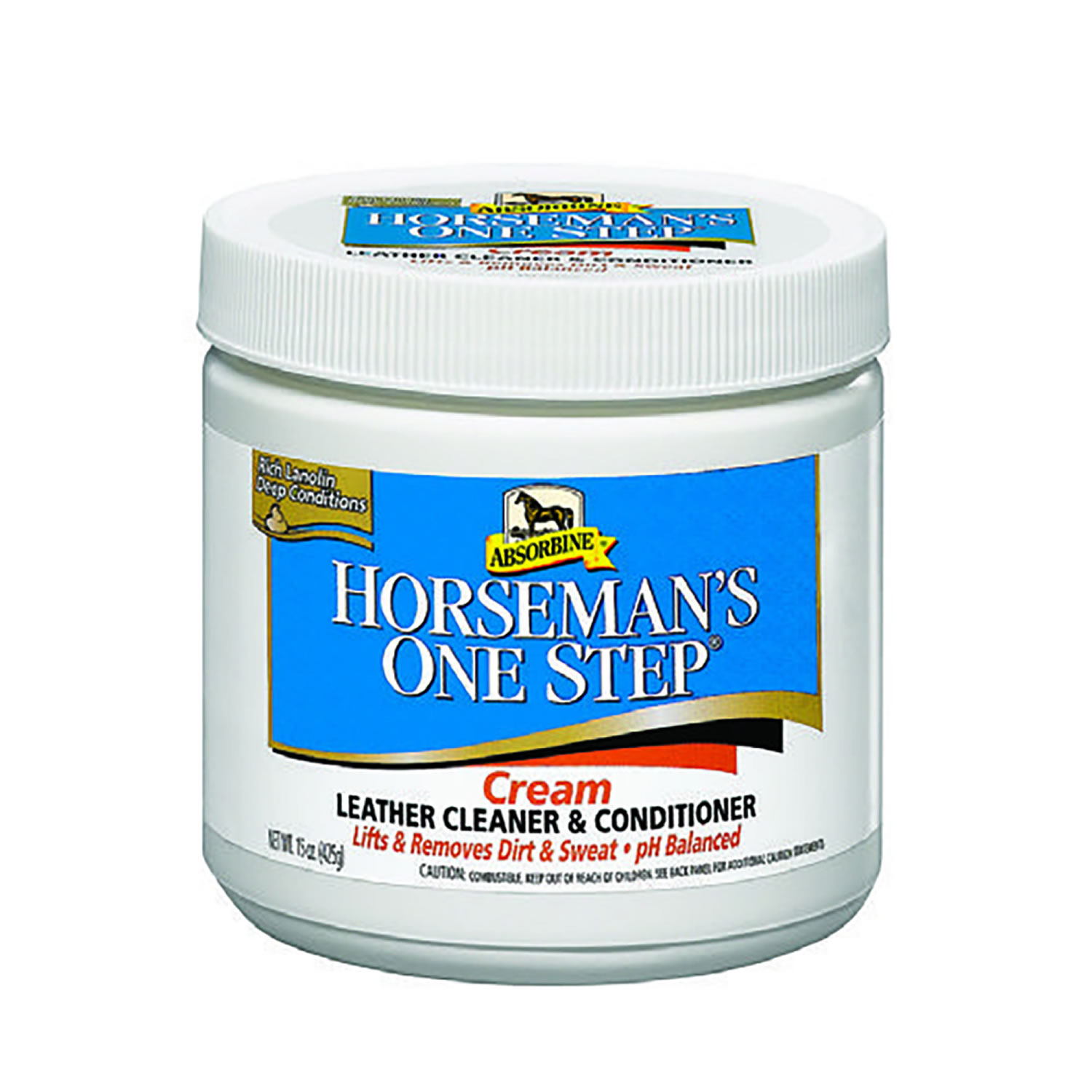 ABSORBINE HORSEMAN'S ONE STEP HARNESS CLEANER ABSORBINE HORSEMAN'S ONE STEP HARNESS CLEANER 425 GM  425 GM