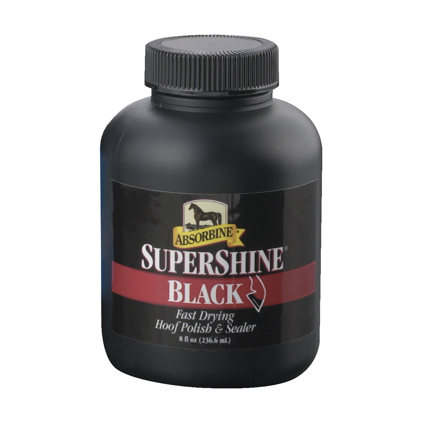 ABSORBINE SUPERSHINE HOOF POLISH ABSORBINE SUPERSHINE HOOF POLISH 237 ML BLACK 237 ML