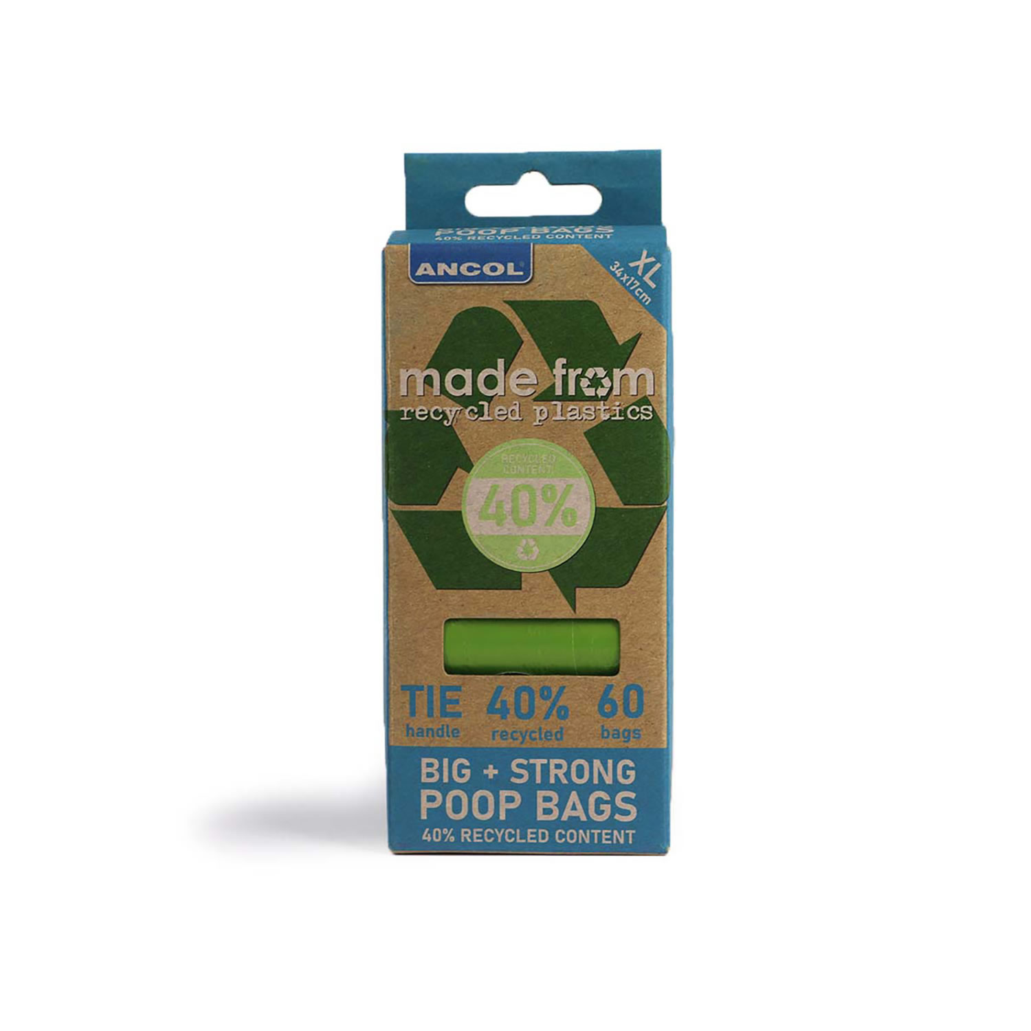 ANCOL MADE FROM - POOP BAG REFILL ANCOL MADE FROM - POOP BAG REFILL 4 PACK  4 PACK