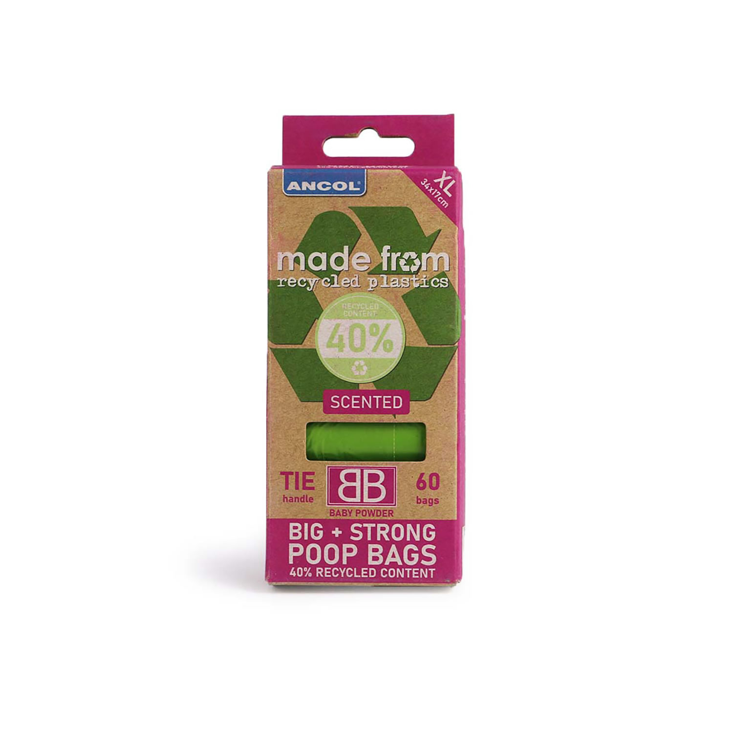 ANCOL MADE FROM - SCENTED POOP BAG REFILL ANCOL MADE FROM - SCENTED POOP BAG REFILL 4 PACK  4 PACK