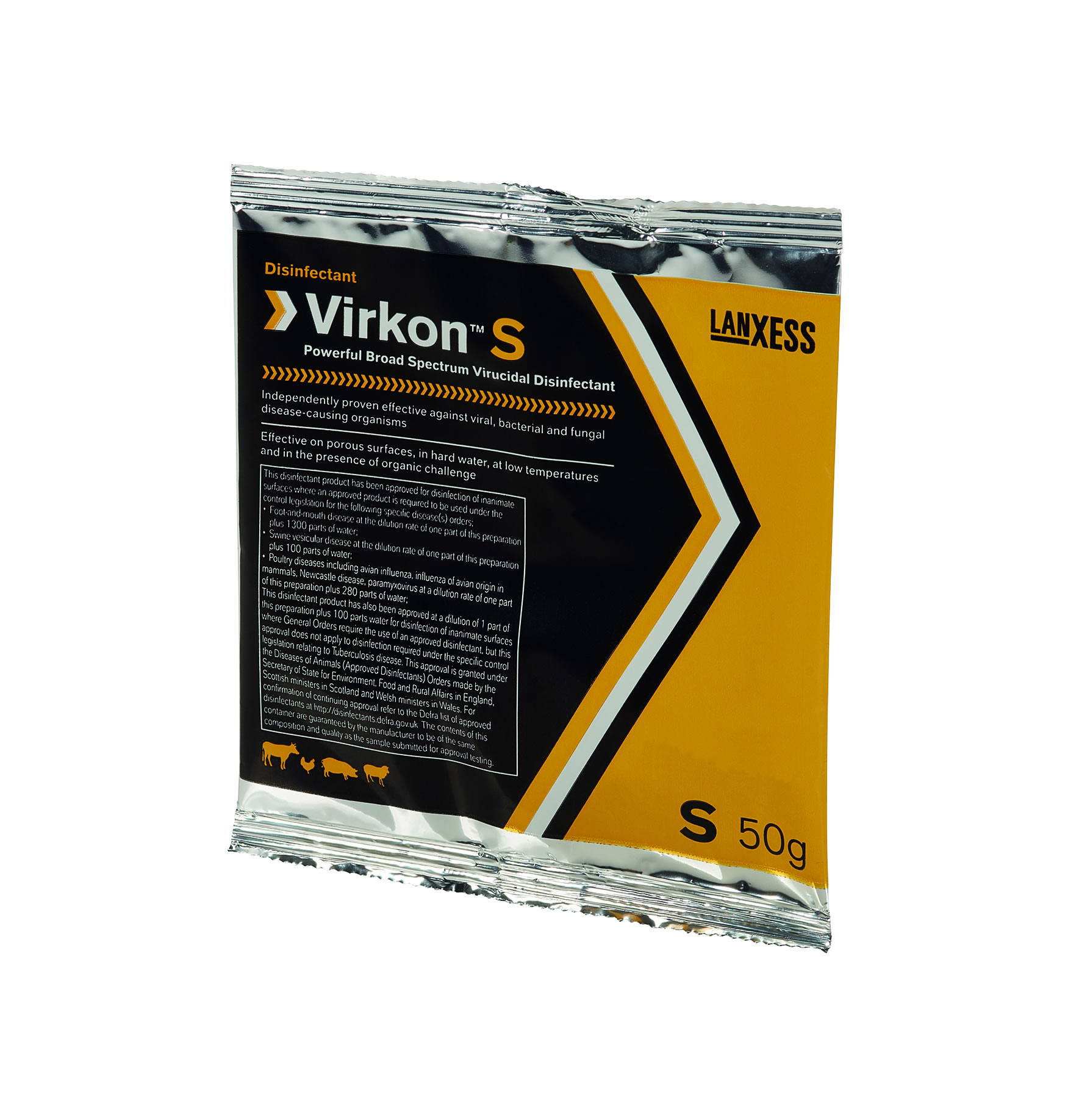 VIRKON S POWDER VIRKON S POWDER 50 X 50 GM SACHET