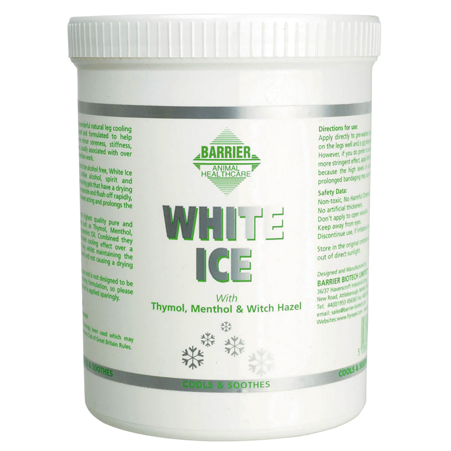 BARRIER WHITE ICE BARRIER WHITE ICE 1 LT  1 LT