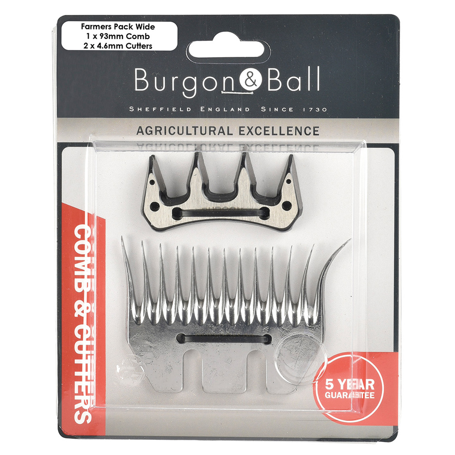 BURGON & BALL FARMER PACK COMB & CUTTERS WIDE BURGON & BALL FARMER PACK COMB & CUTTERS WIDE WIDE