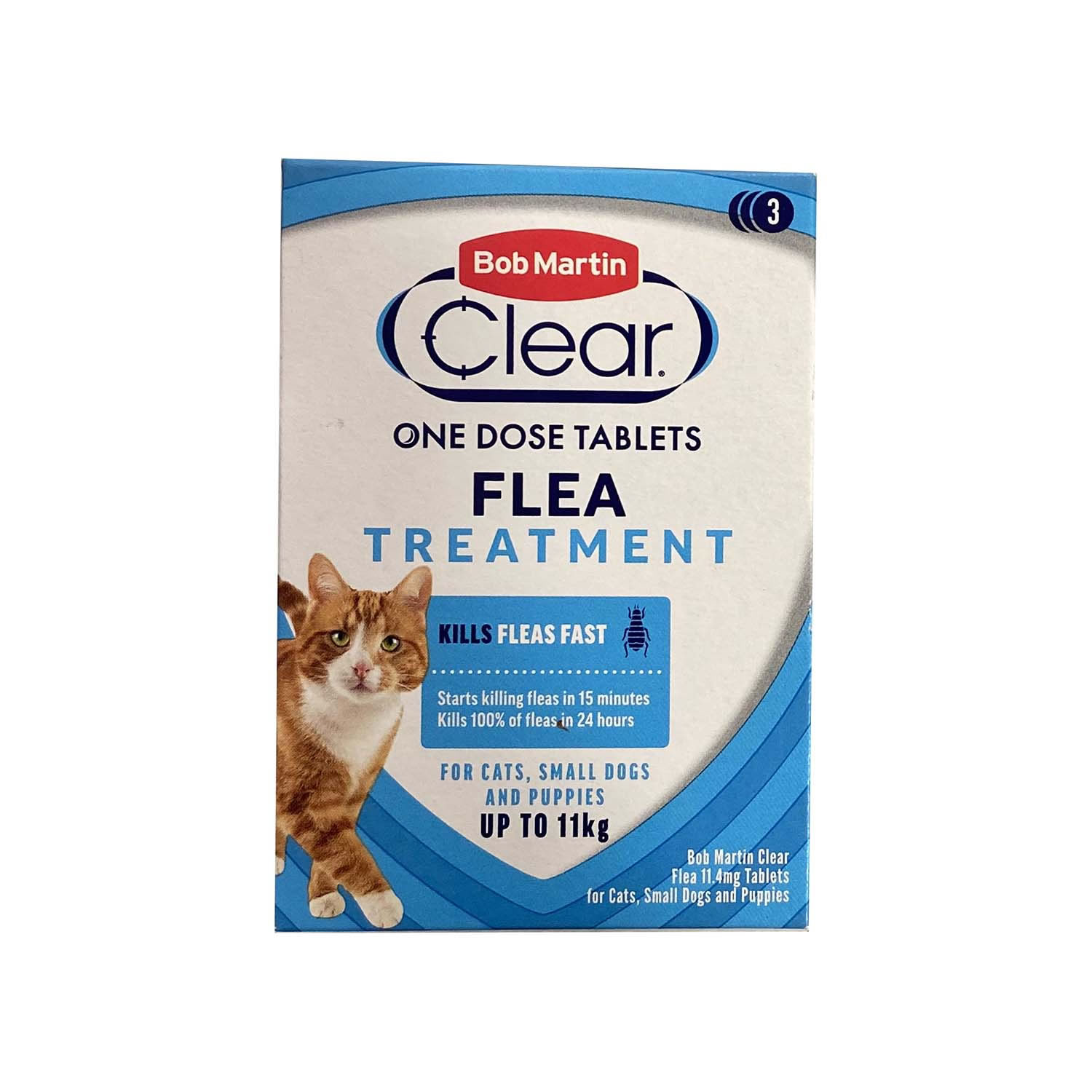 BOB MARTIN CLEAR FLEA TABLETS FOR CATS BOB MARTIN CLEAR FLEA TABLETS FOR CATS 3 PACK  3 PACK