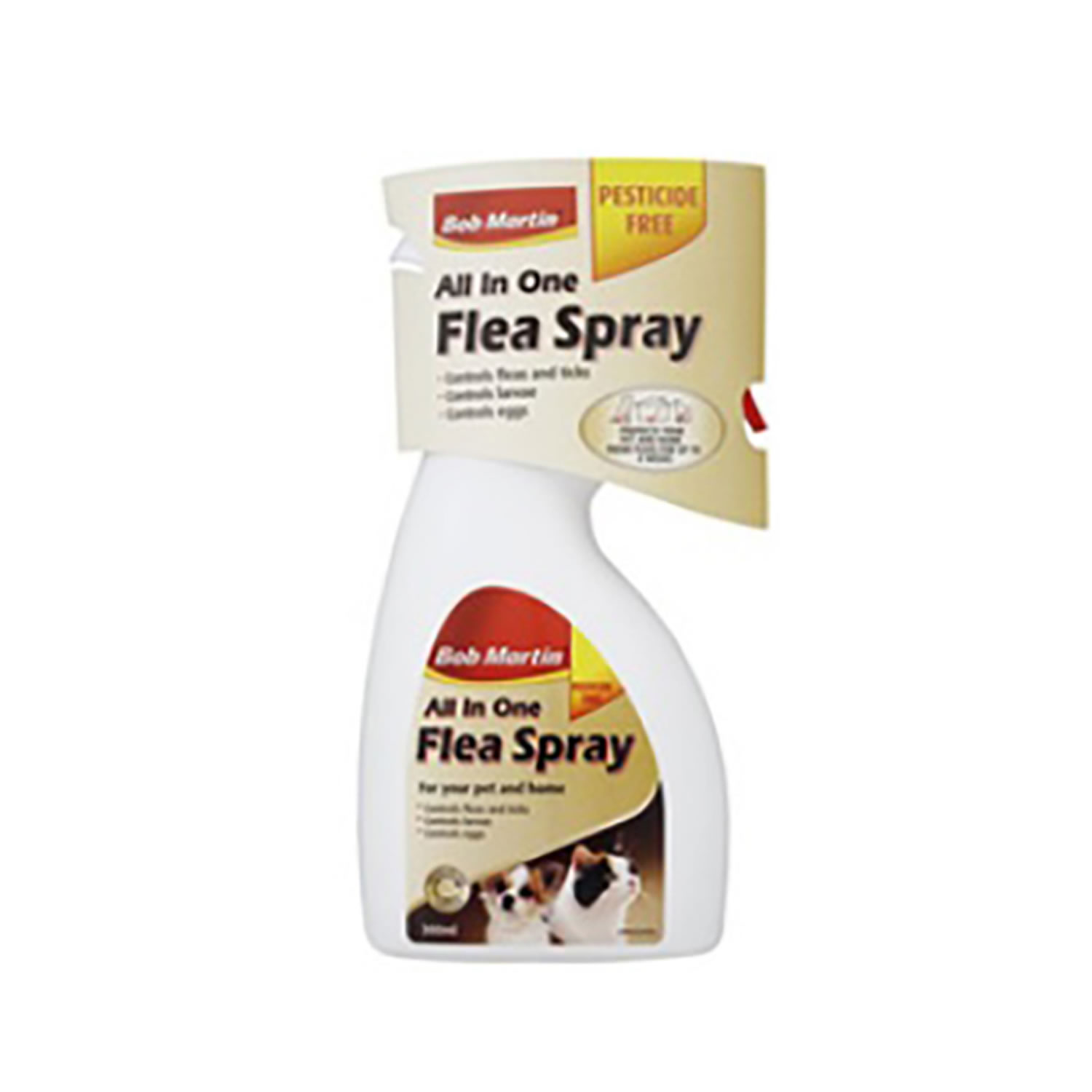 BOB MARTIN CLEAR FLEA & TICK SPRAY BOB MARTIN CLEAR FLEA & TICK SPRAY 300 ML  300 ML