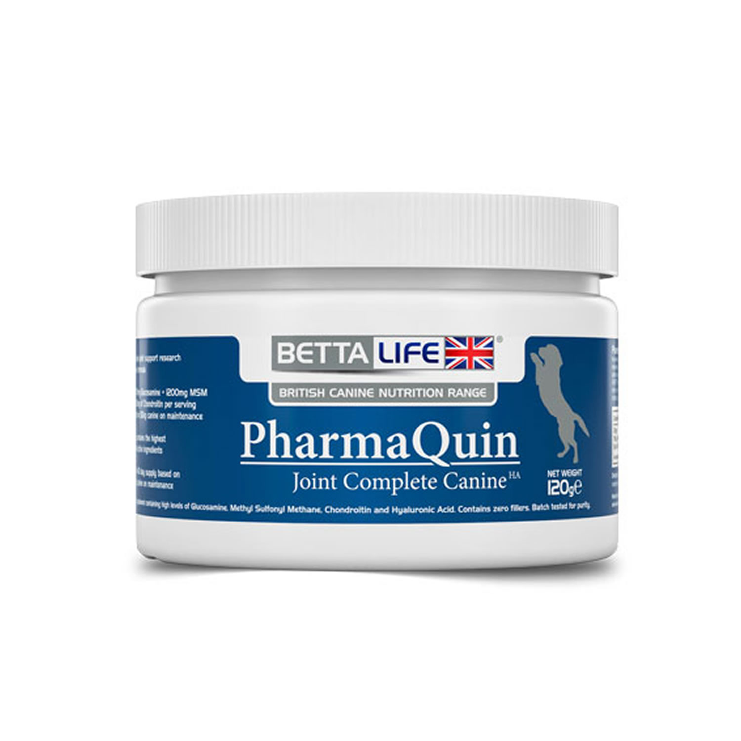 BETTALIFE PHARMAQUIN JOINT COMPLETE HA CANINE 120 GM