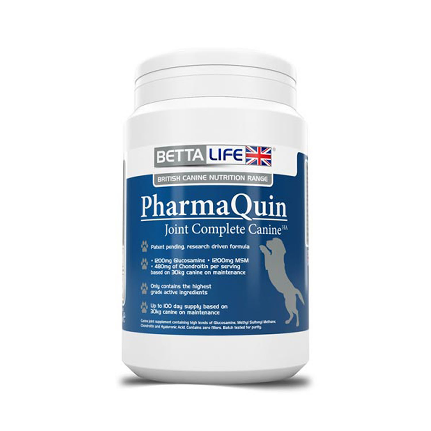BETTALIFE PHARMAQUIN JOINT COMPLETE HA CANINE 300 GM