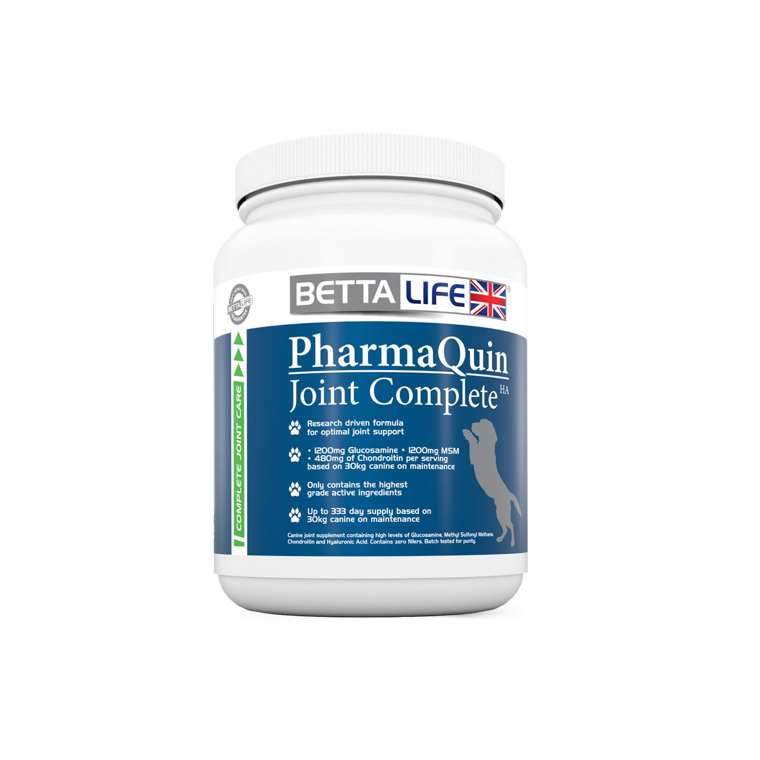 BETTALIFE PHARMAQUIN JOINT COMPLETE HA CANINE 1 KG