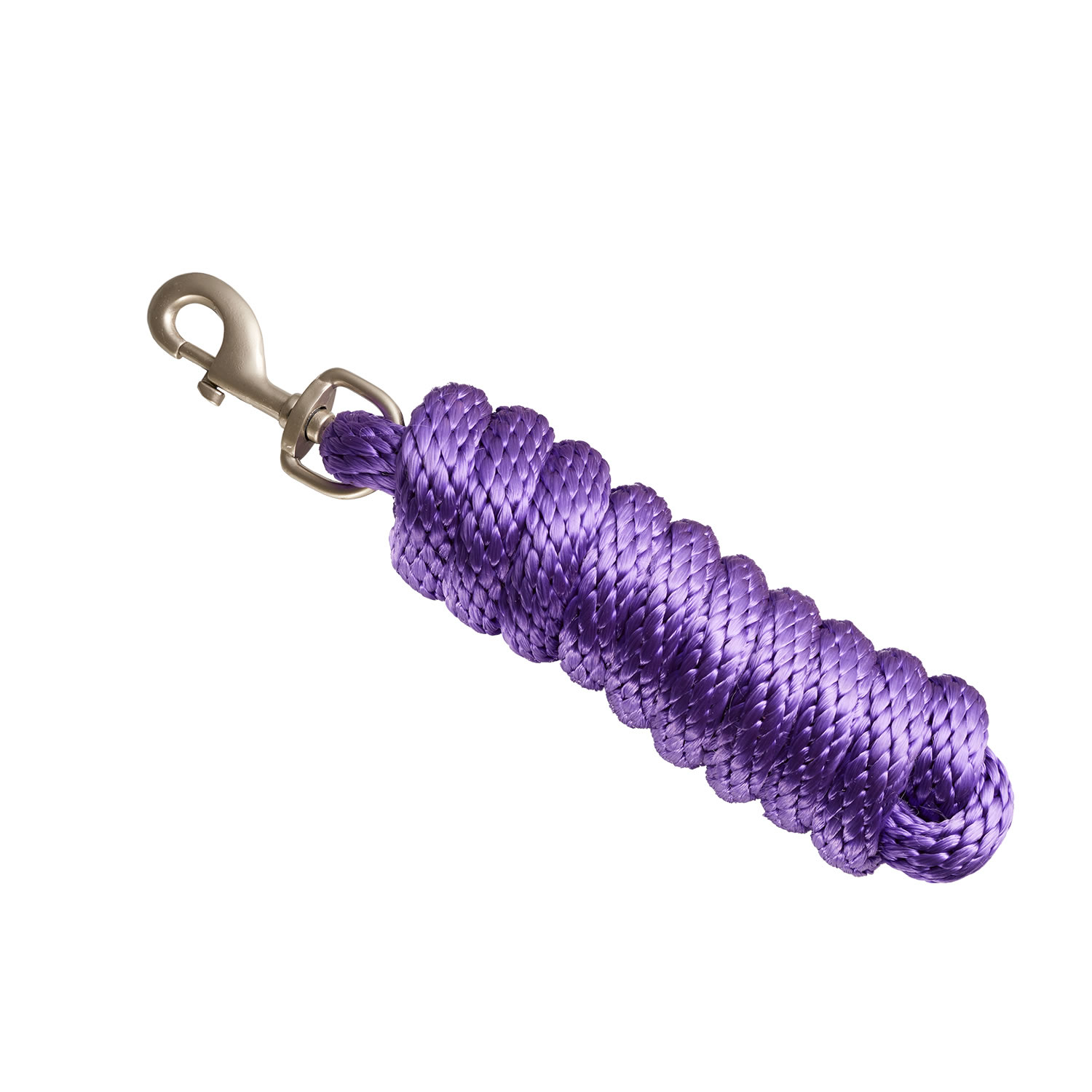 BITZ DELUXE HEAVY DUTY LEAD ROPE WITH TRIGGER CLIP PURPLE