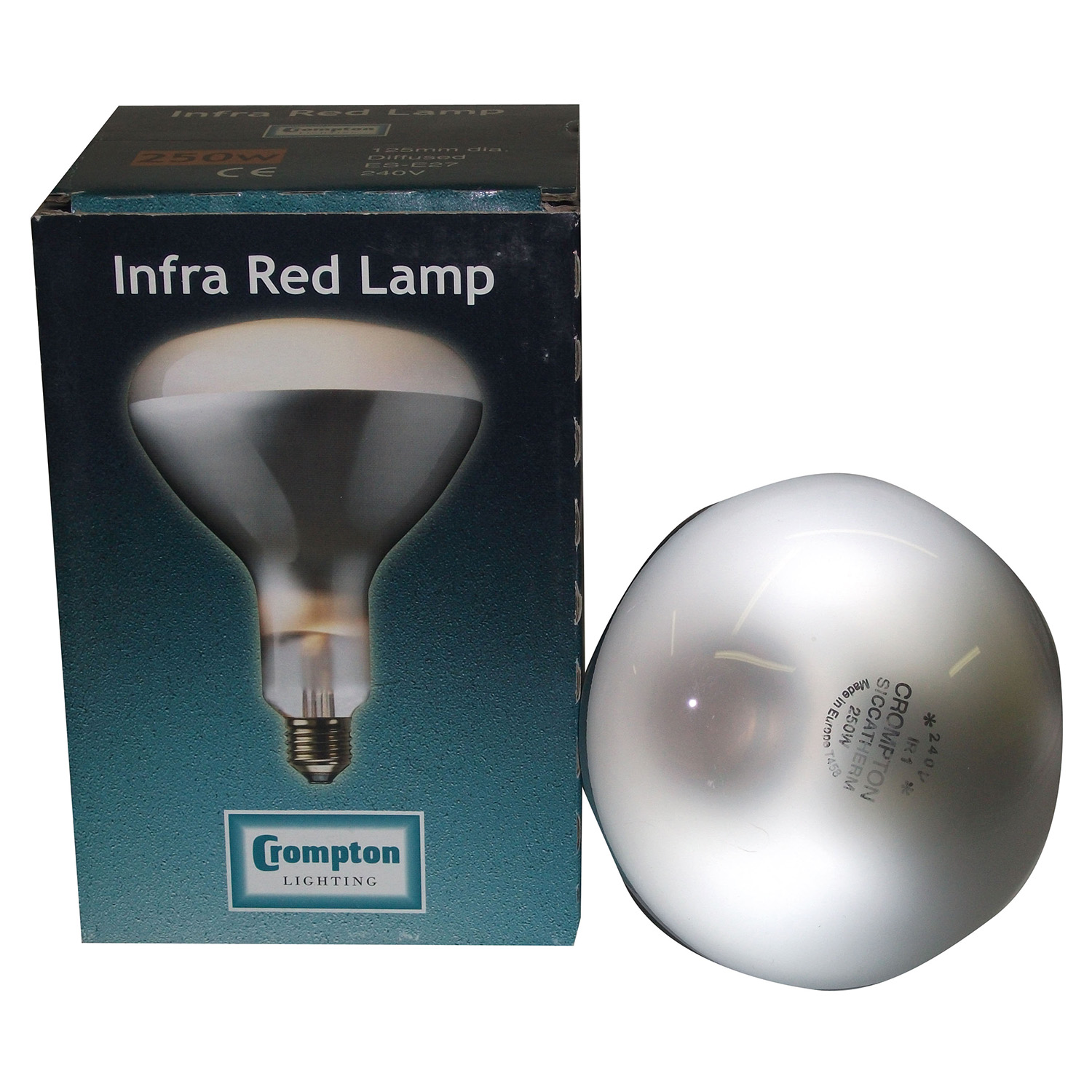 CROMPTON LAMP INFRA-RED ES DIFFUSED 250 WATT