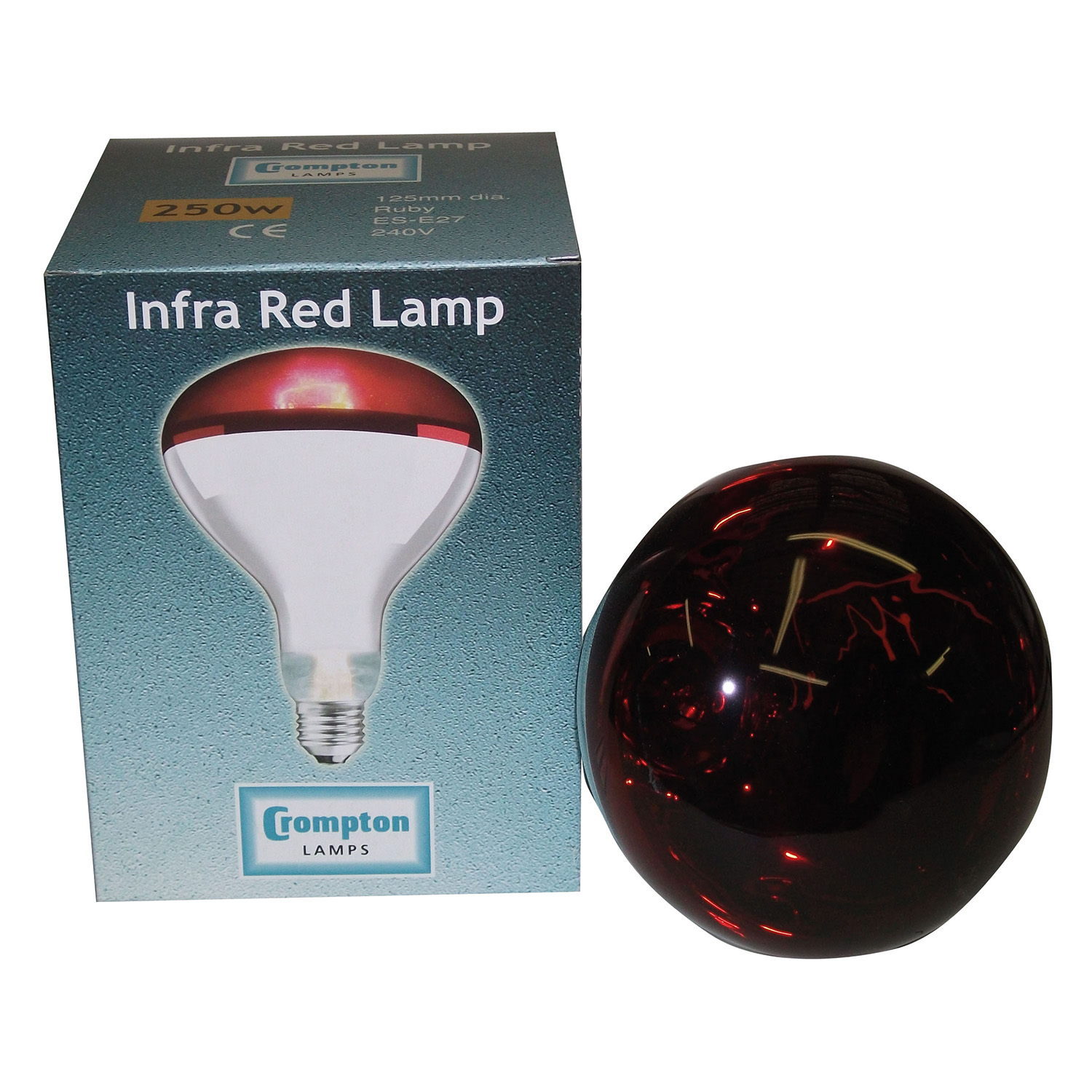 CROMPTON LAMP INFRA-RED ES RUBY 250 WATT