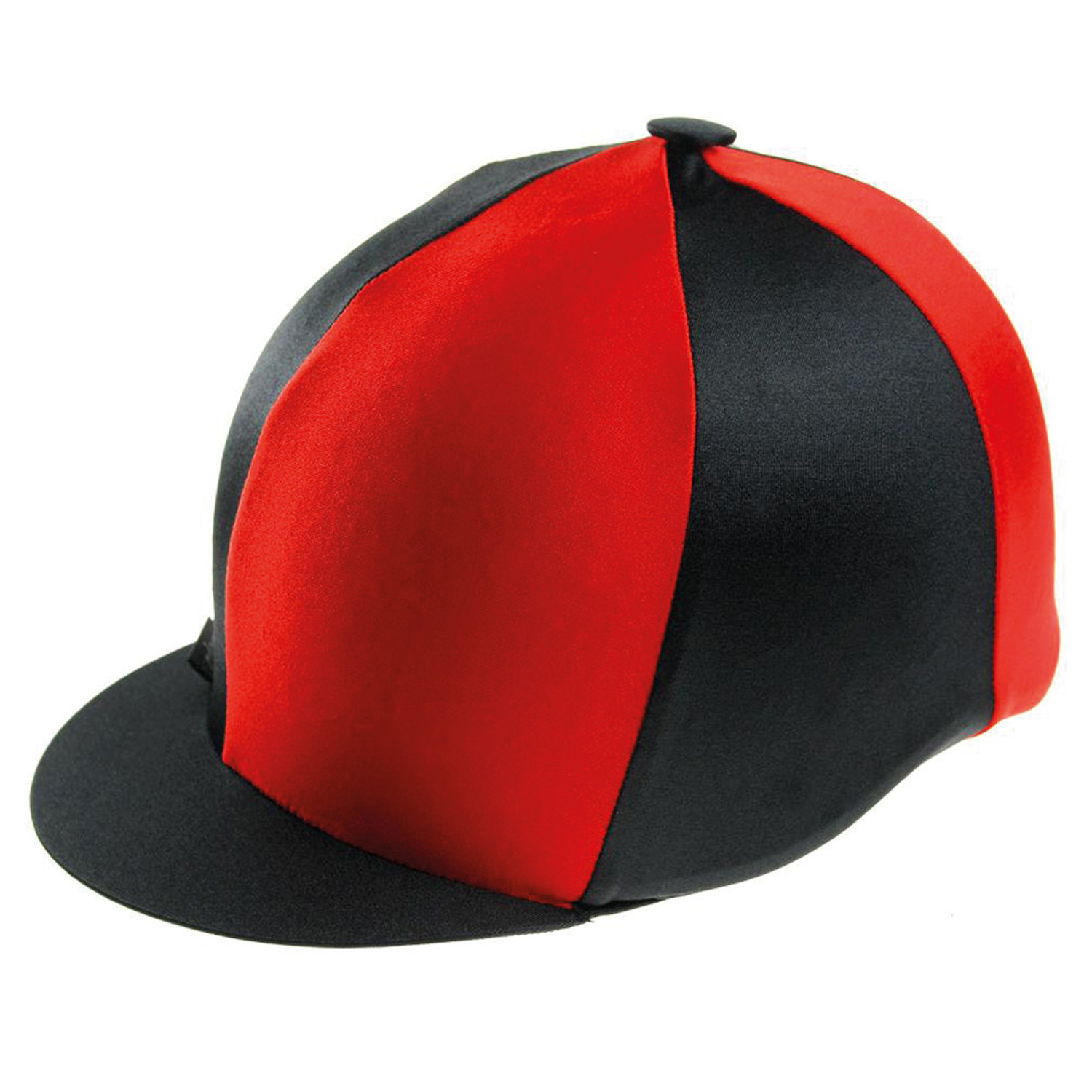 CAPZ TWO-TONE CAP COVER LYCRA BLACK/RED
