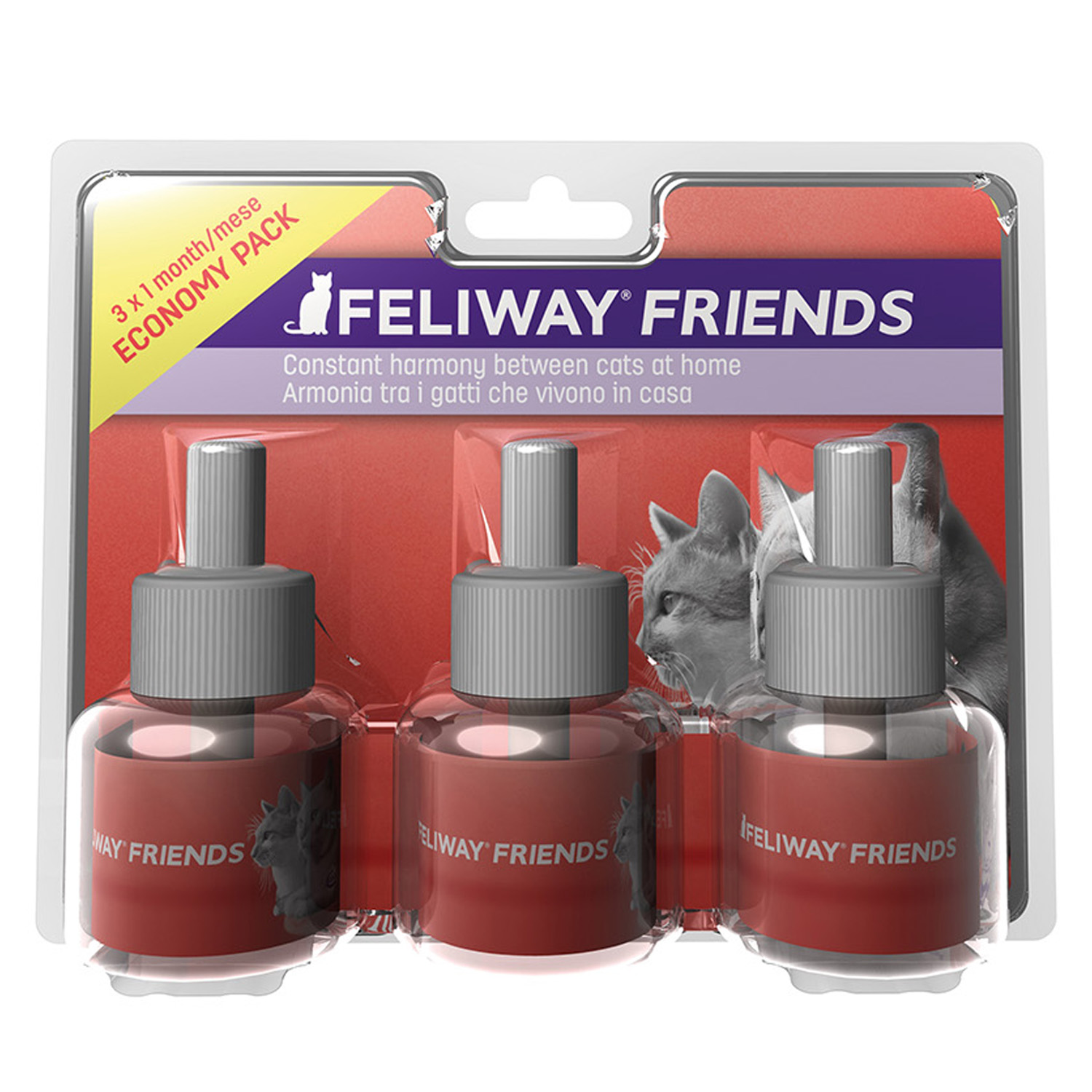 FELIWAY FRIENDS DIFFUSER REFILL REFILL ECONOMY X 3 PACK