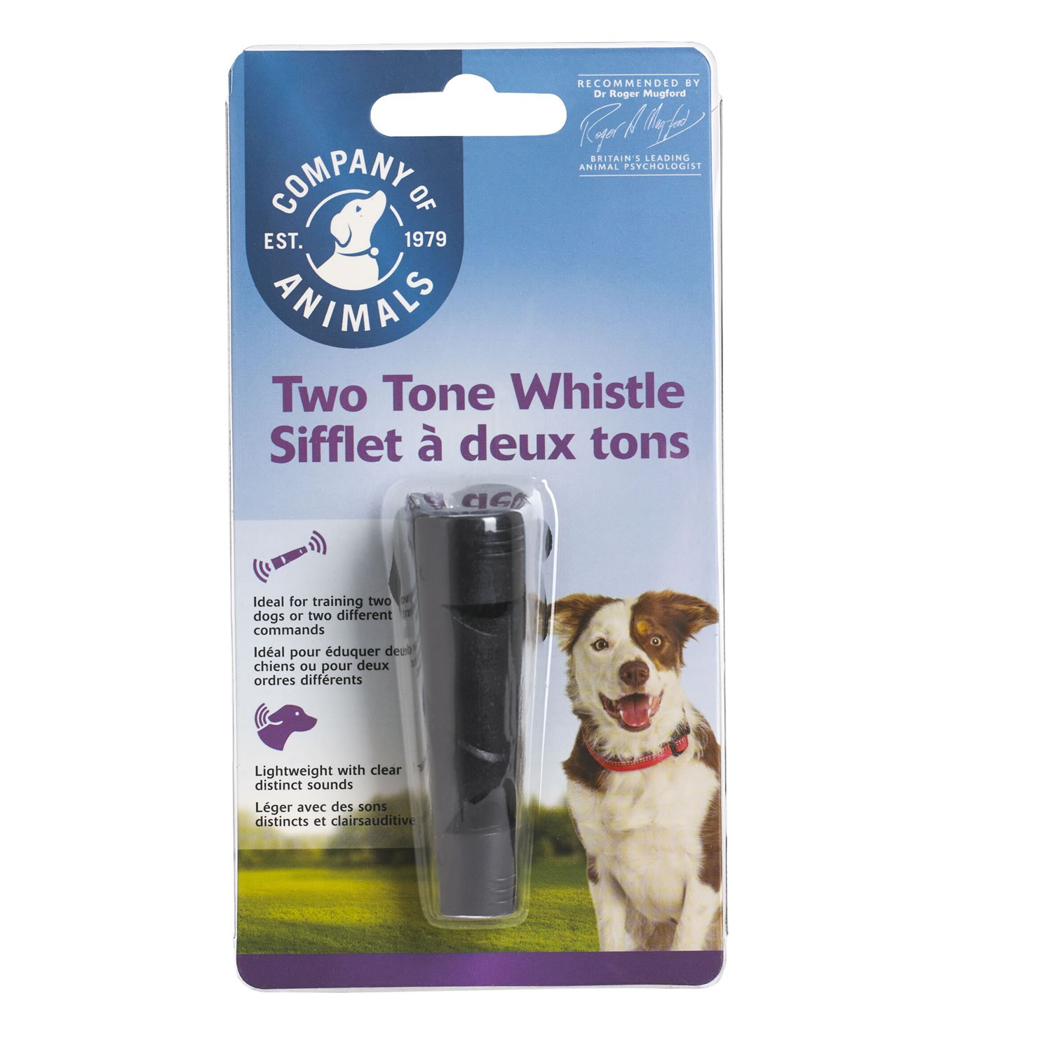 CO OF ANIMALS TWO TONE WHISTLE