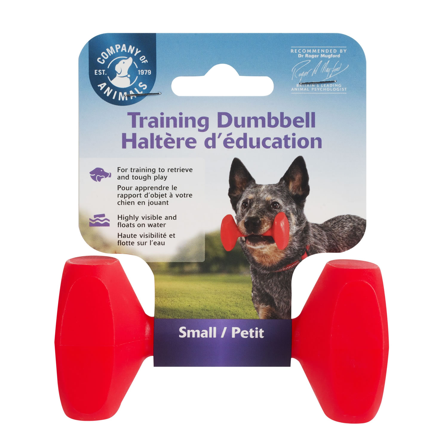 CO OF ANIMALS TRAINING DUMBBELL SMALL SMALL