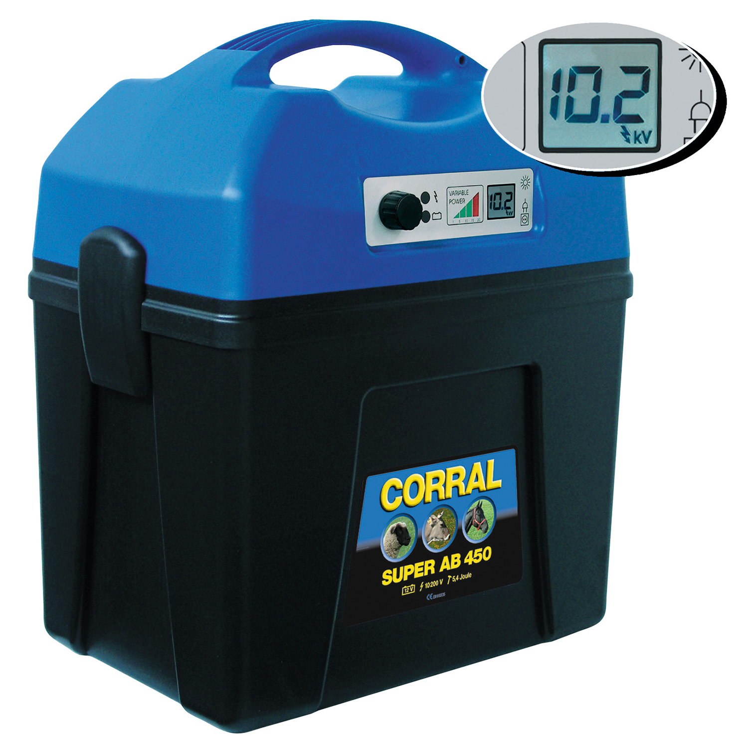 CORRAL SUPER AB 450 DIGITAL REARGEABLE BATTERY UNIT 12V  12V