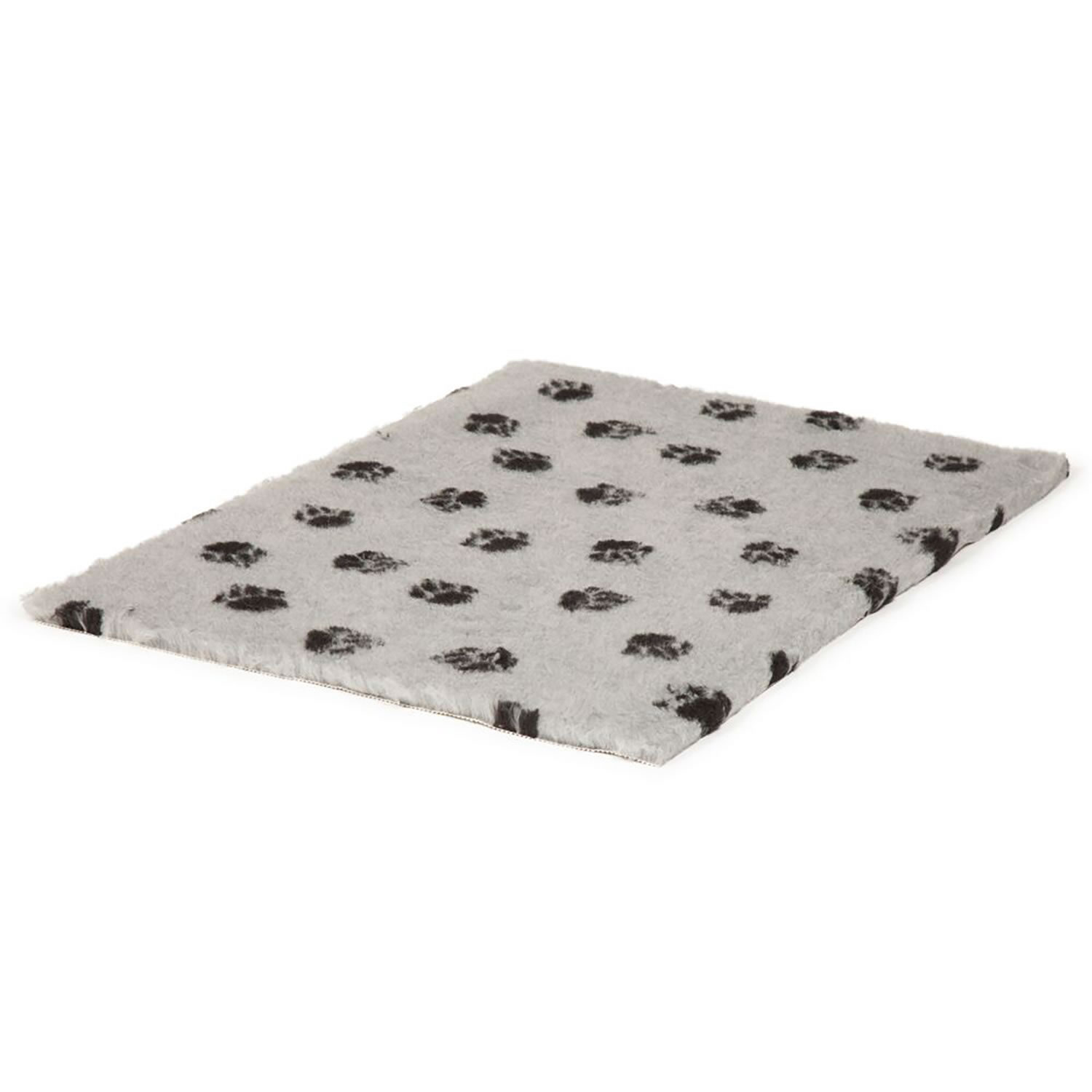 DANISH DESIGN FLEECE PAW BLANKET GREY MEDIUM