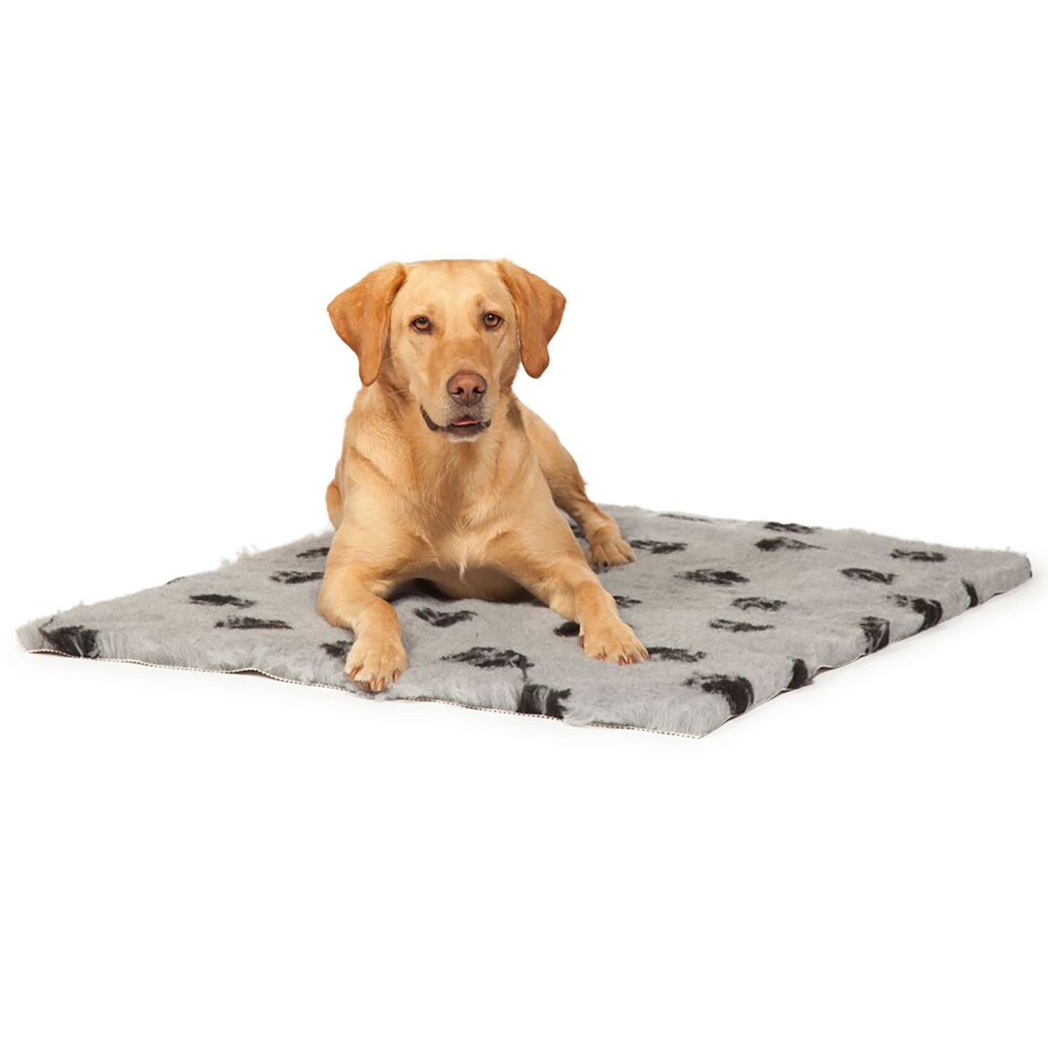 DANISH DESIGN FLEECE PAW BLANKET GREY SMALL