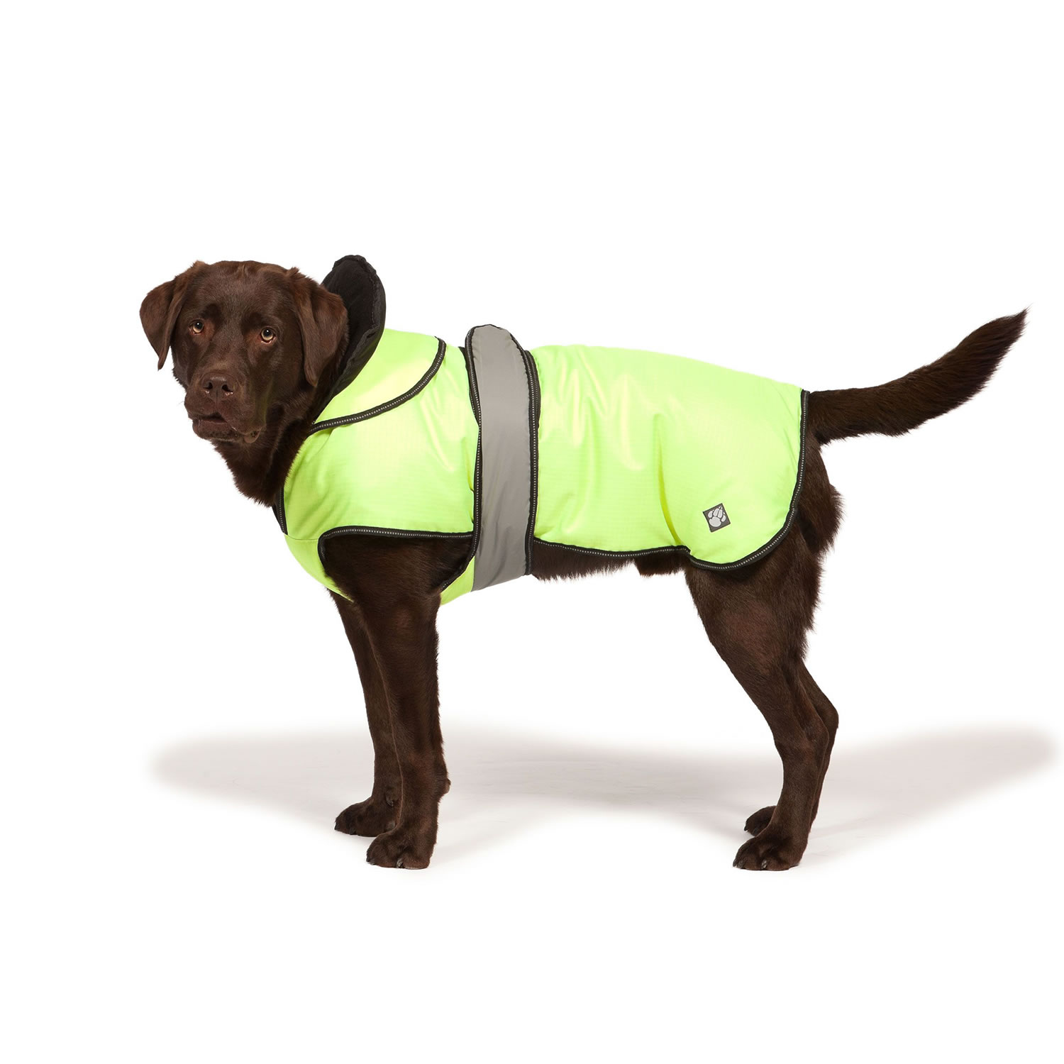 DANISH DESIGN ULTIMATE 2-IN-1 DOG COAT HI VIS YELLOW  30 CM (12'')