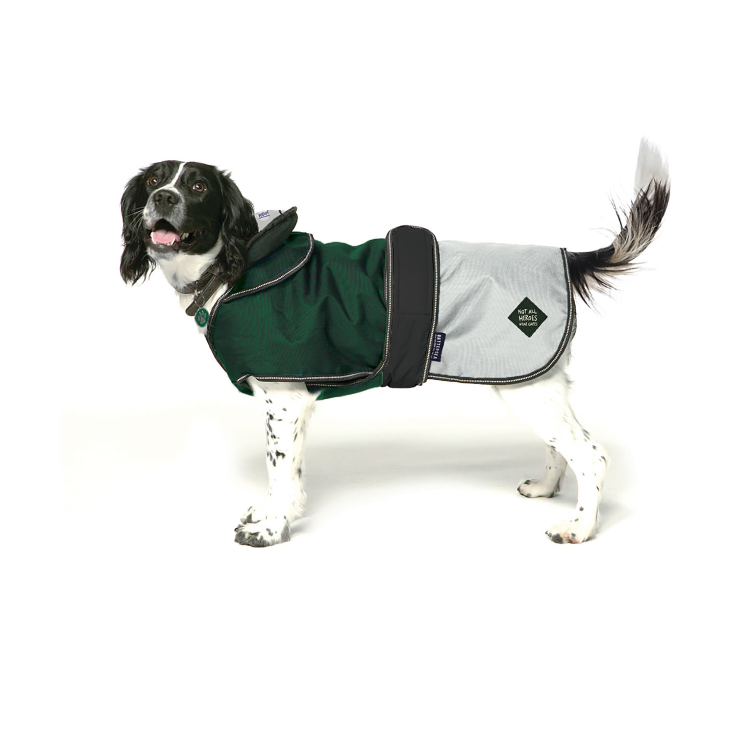 DANISH DESIGN BATTERSEA 2-IN-1 DOG COAT GREEN