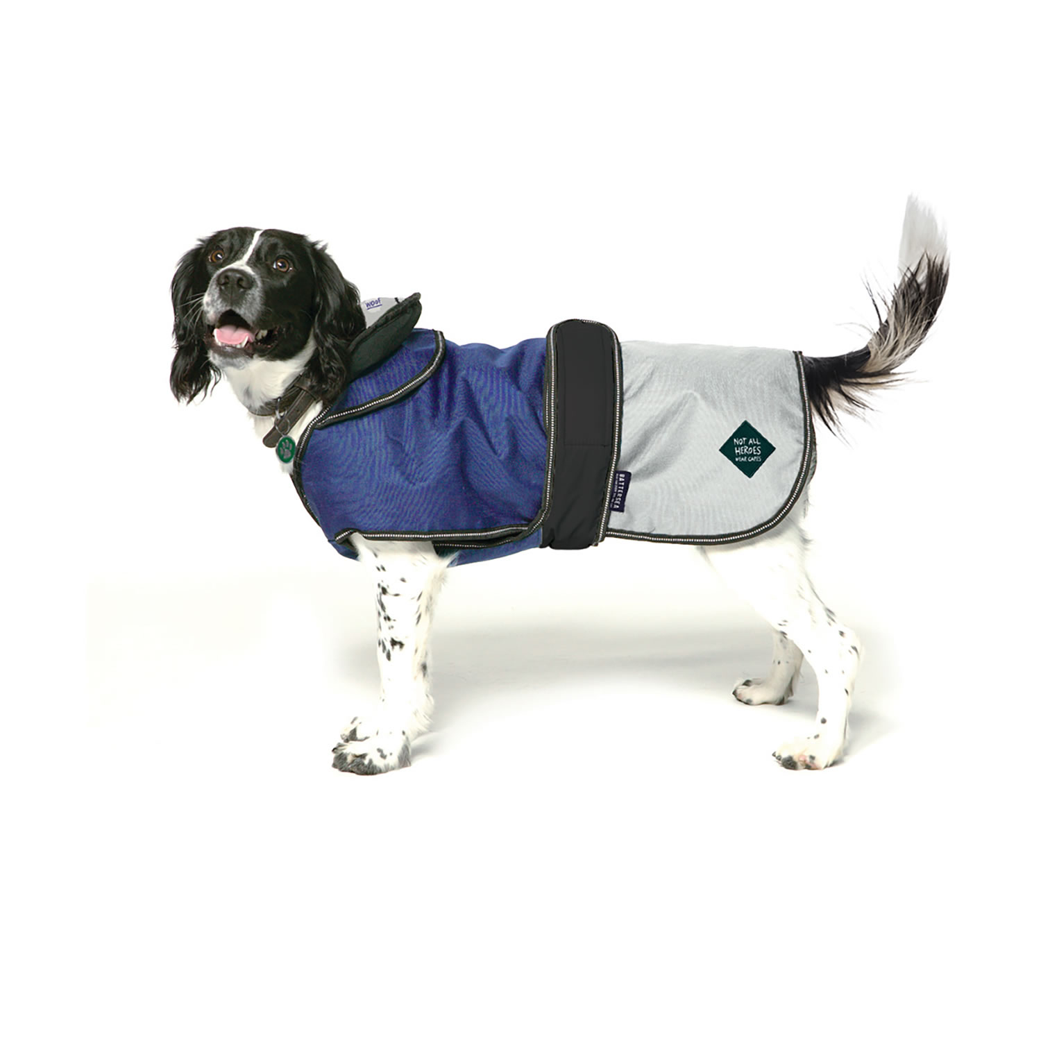 DANISH DESIGN BATTERSEA 2-IN-1 DOG COAT BLUE