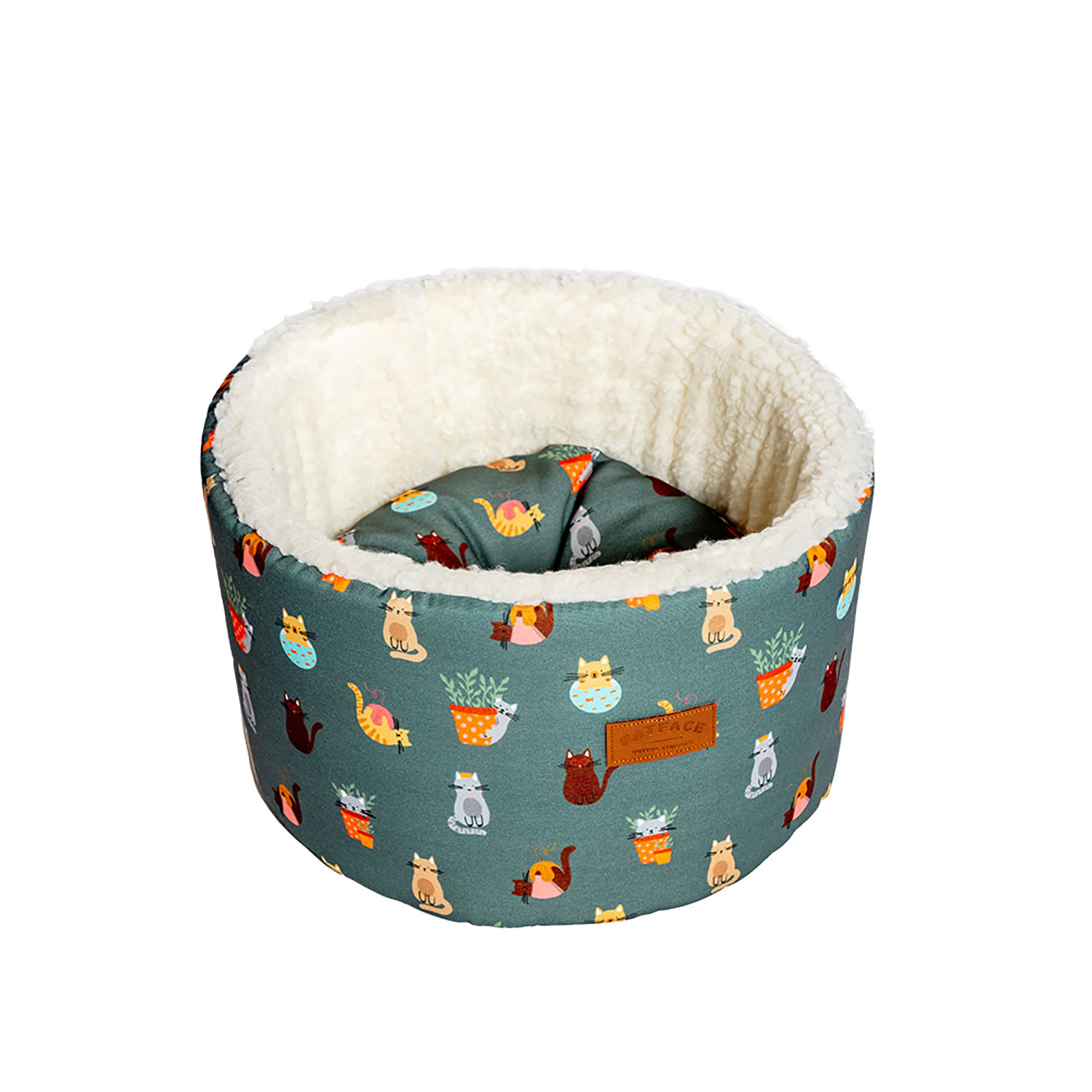 DANISH DESIGN FATFACE MISCHIEVOUS CATS CAT COSY BED