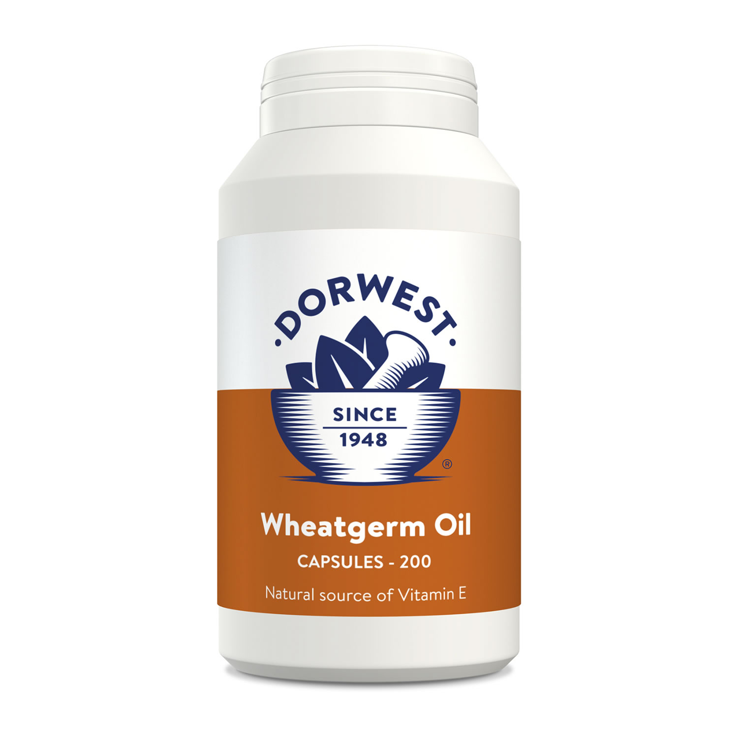 DORWEST HERBS WHEATGERM OIL FOR DOGS/CATS  200 CAPSULES