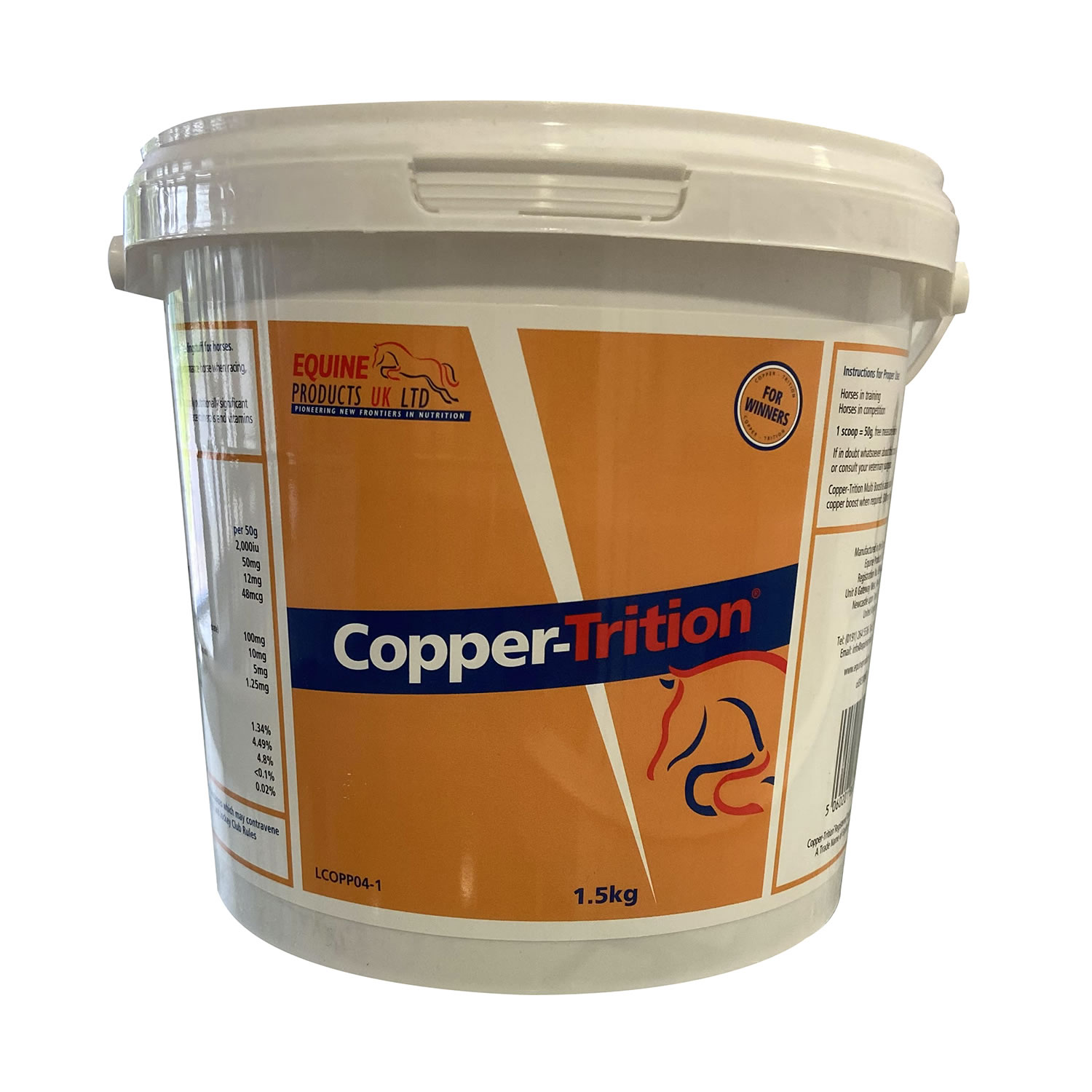 EQUINE PRODUCTS COPPER-TRITION 1.5 KG 1.5 KG