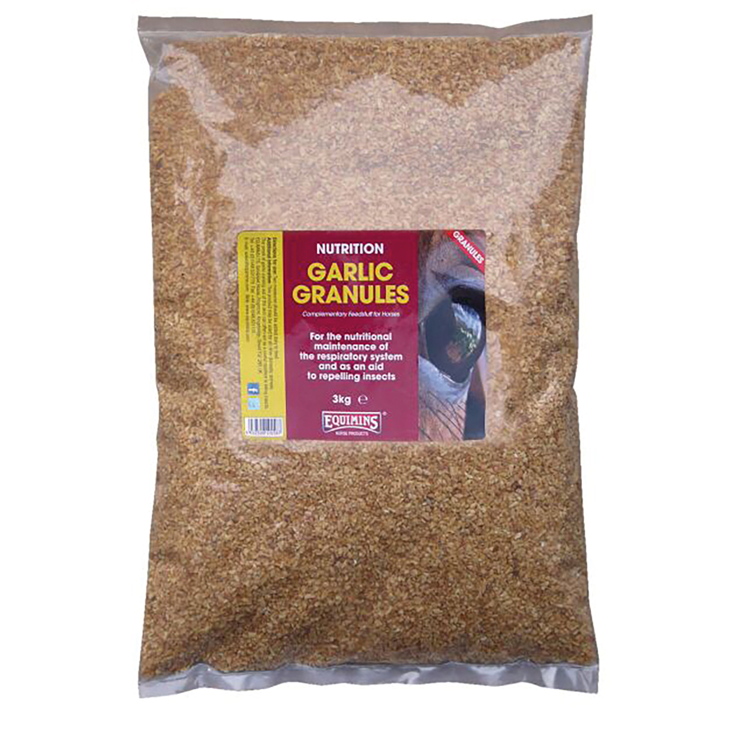 EQUIMINS GARLIC GRANULES 3 KG REFILL BAG 3 KG REFILL