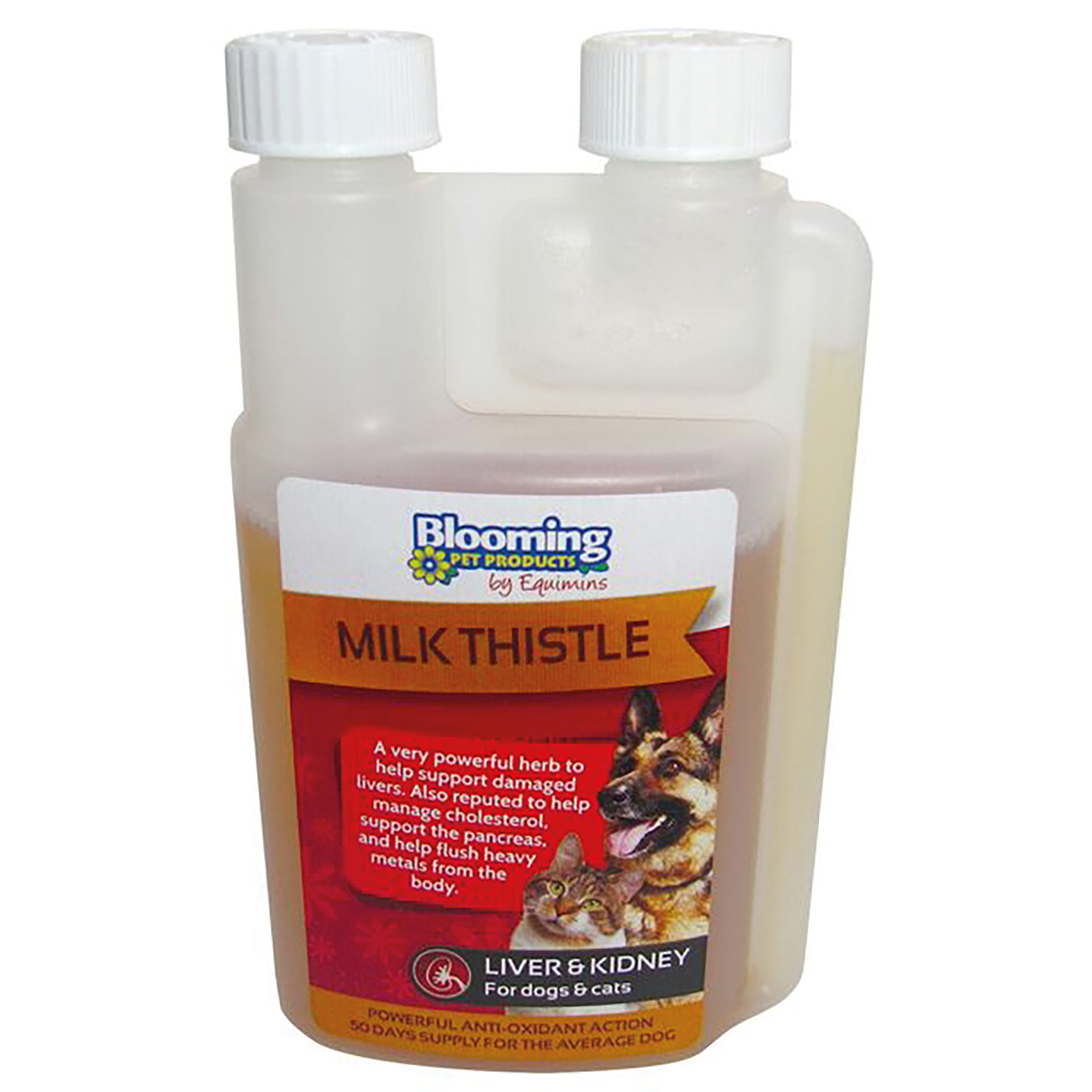 EQUIMINS BLOOMING PET MILK THISTLE LIQUID 250 ML