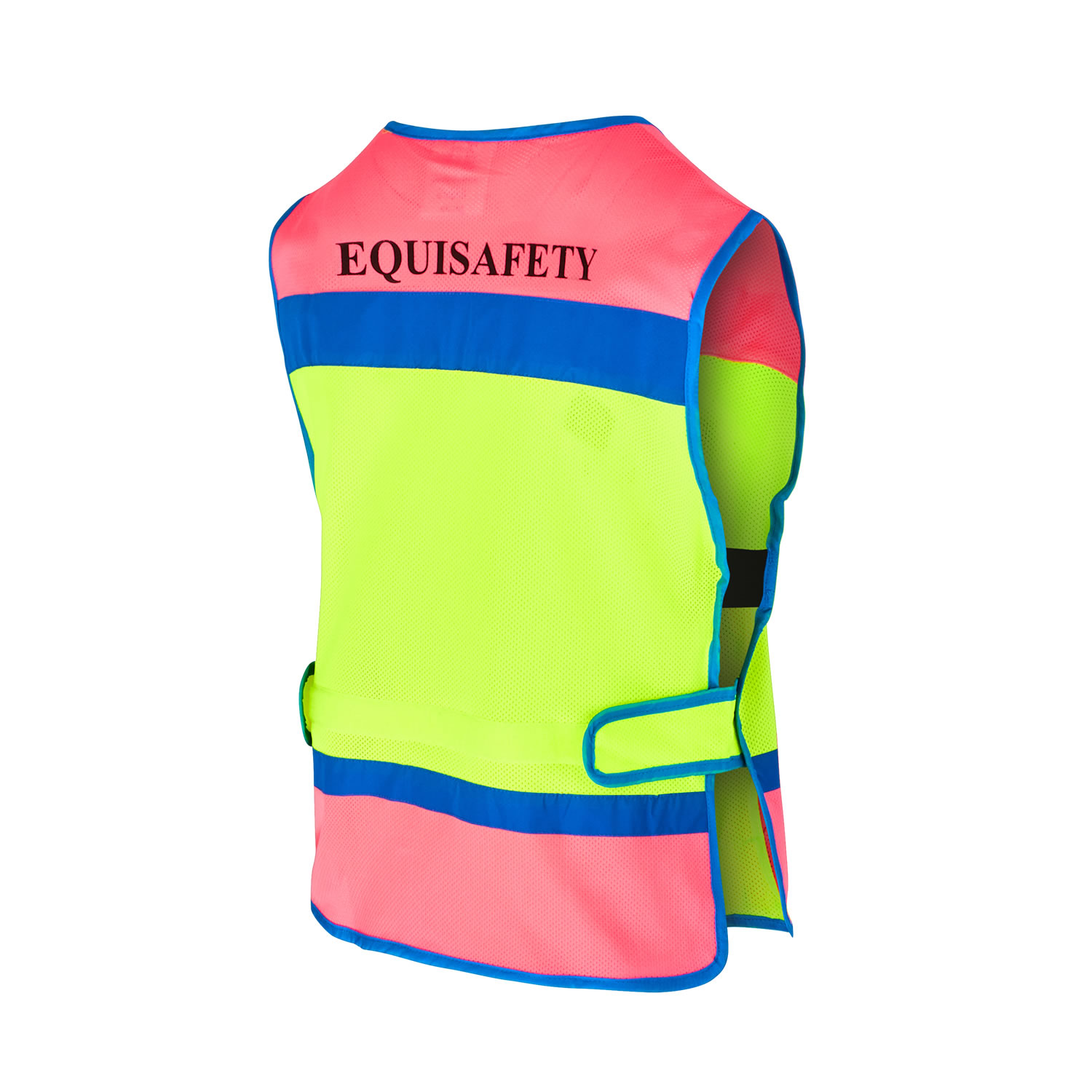 EQUISAFETY WAISTCOAT PINK/YELLOW
