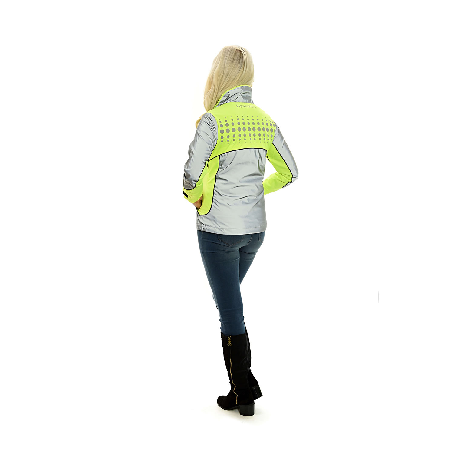Veste Equisafety Mercury Haute Visibilité Rose, Taille XS, Occasion