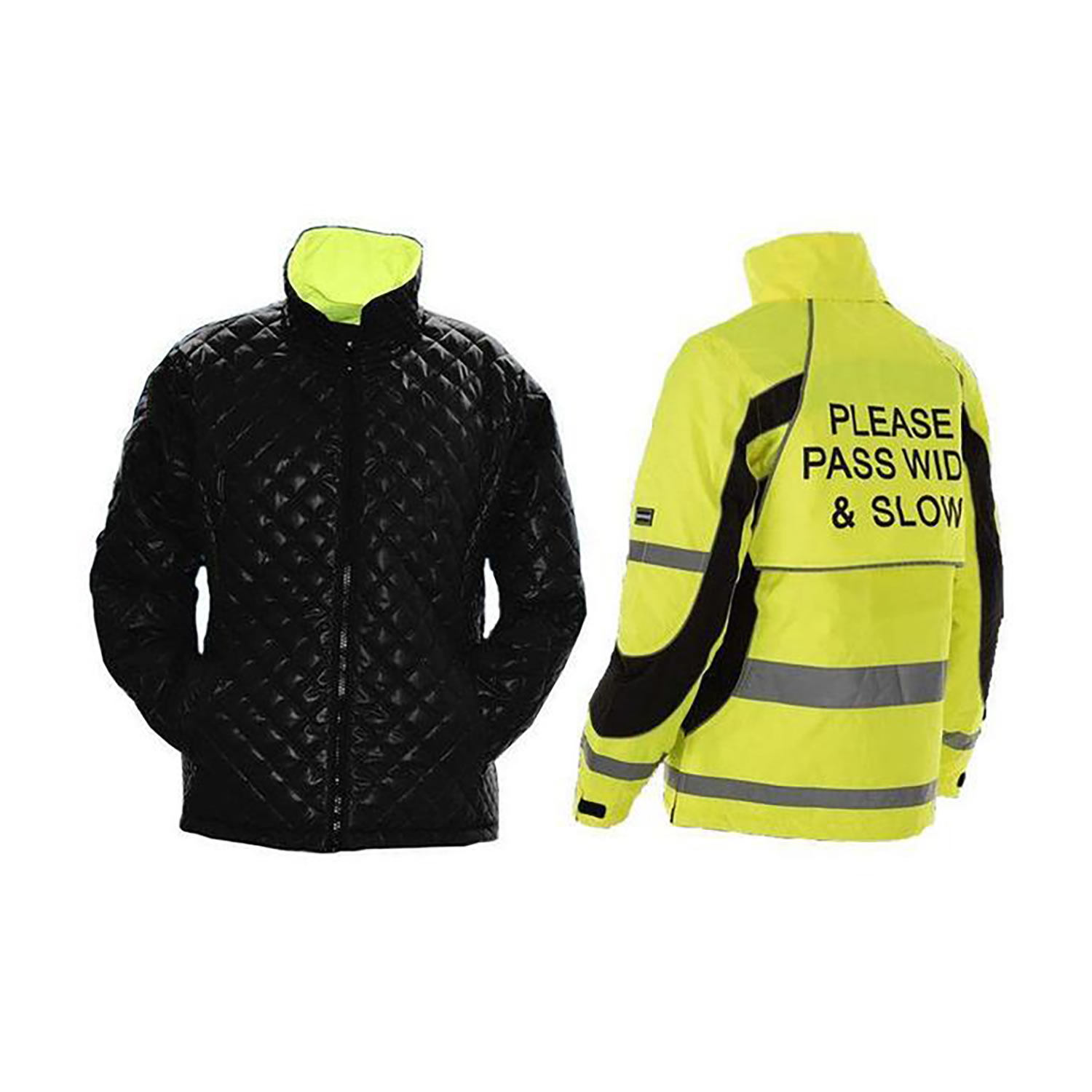 EQUISAFETY WINTER INVERNO RIDING JACKET YELLOW