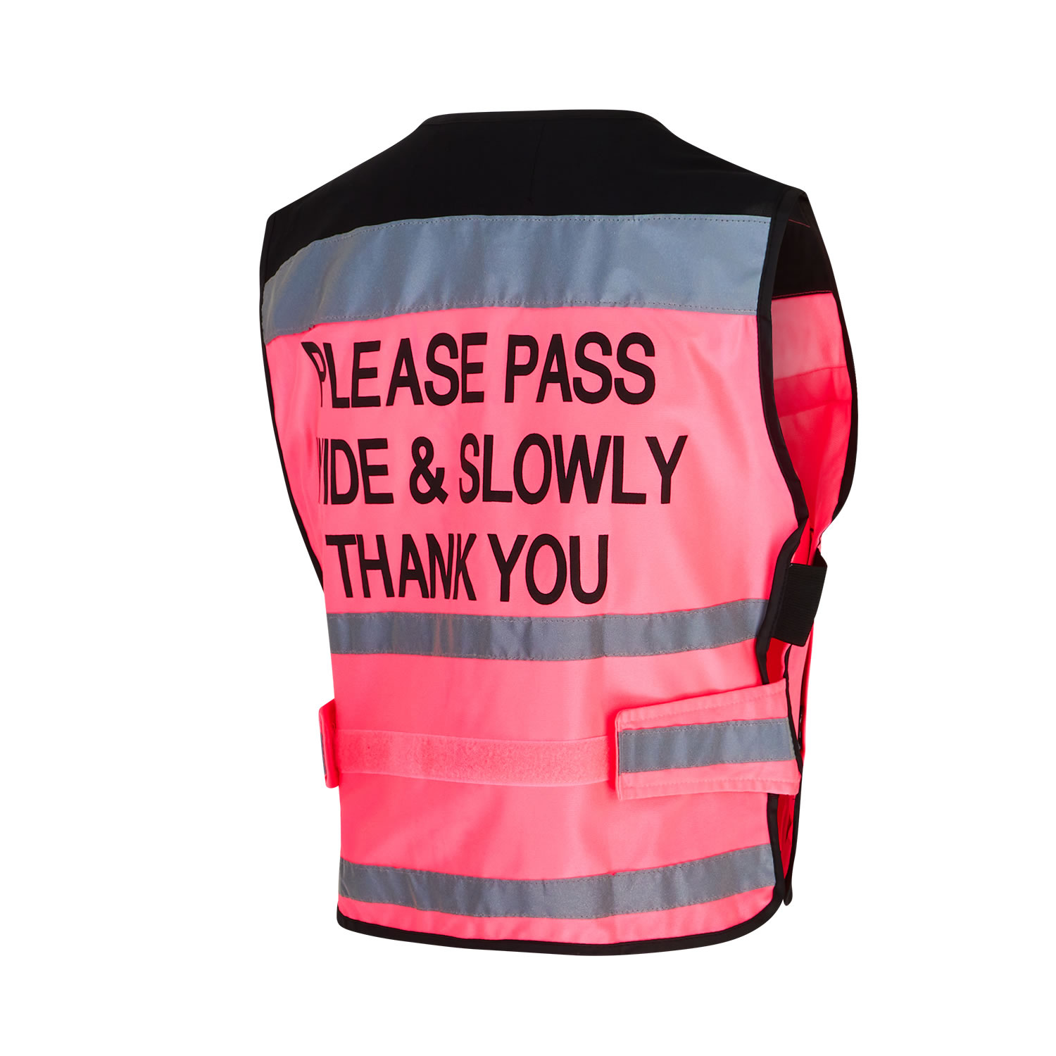 EQUISAFETY AIR WAISTCOAT PLEASE PASS WIDE & SLOWLY PINK