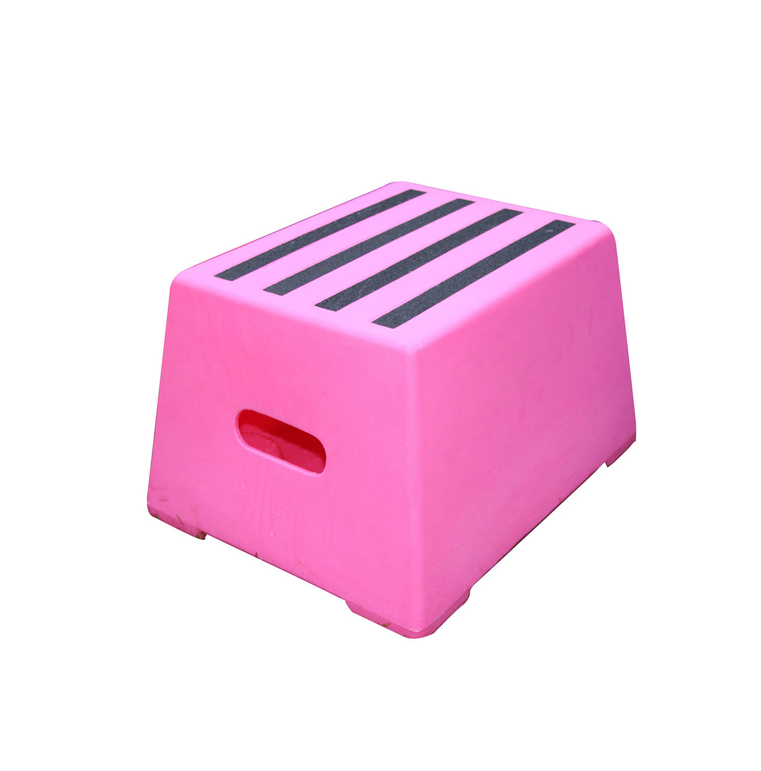 CLASSIC SHOWJUMPS PREMIUM MOUNTING BLOCK ONE TREAD PINK ONE TREAD PREMIUM