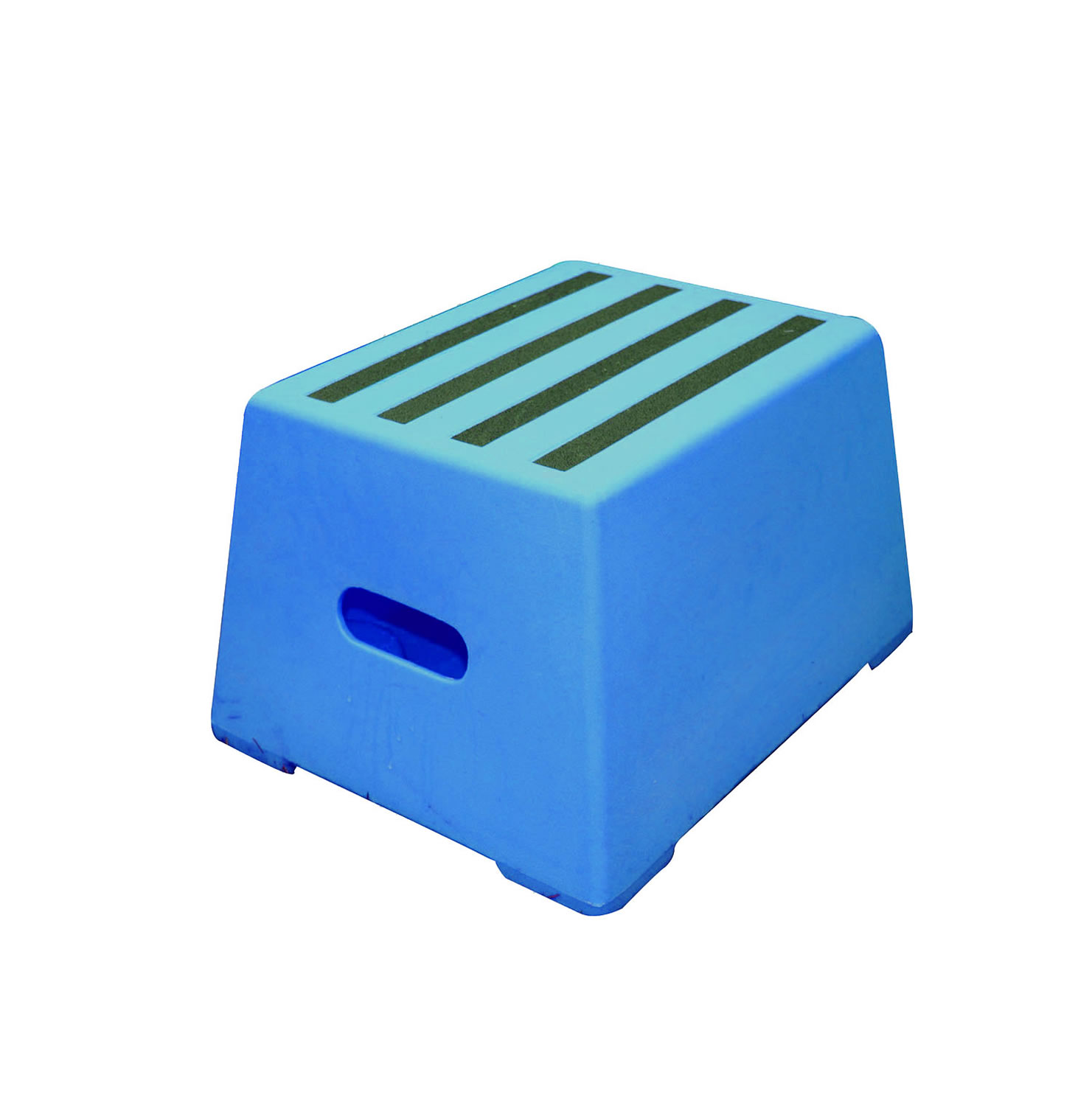 CLASSIC SHOWJUMPS PREMIUM MOUNTING BLOCK ONE TREAD BLUE ONE TREAD PREMIUM