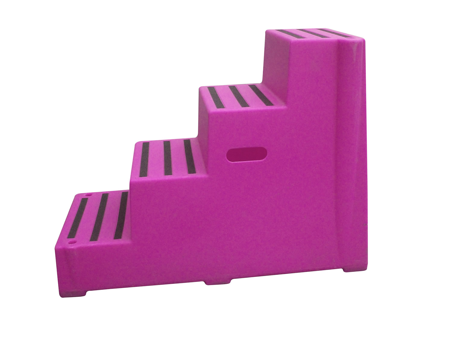 CLASSIC SHOWJUMPS PREMIUM MOUNTING BLOCK FOUR TREAD PINK FOUR TREAD PREMIUM