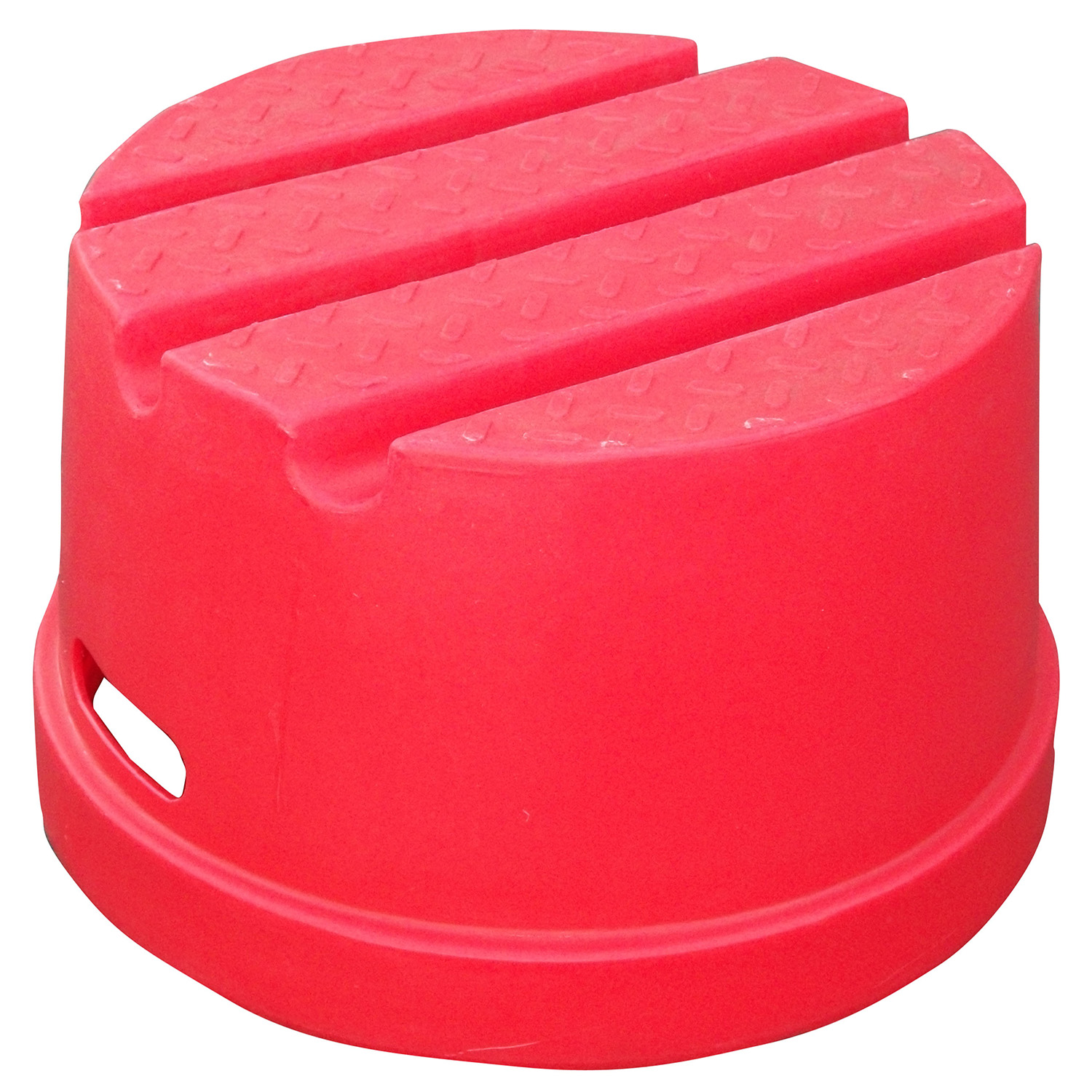 CLASSIC SHOWJUMPS STANDARD MOUNTING BLOCK ONE TREAD ROUND RED ONE TREAD STANDARD
