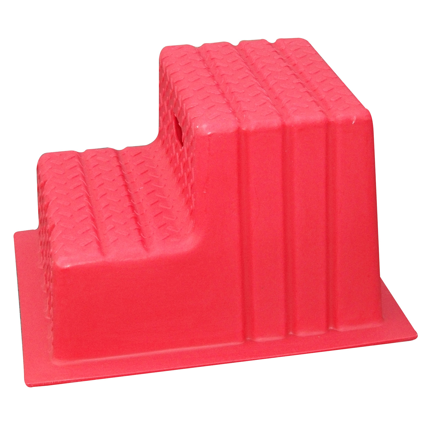 CLASSIC SHOWJUMPS STANDARD MOUNTING BLOCK TWO TREAD  RED TWO TREAD STANDARD