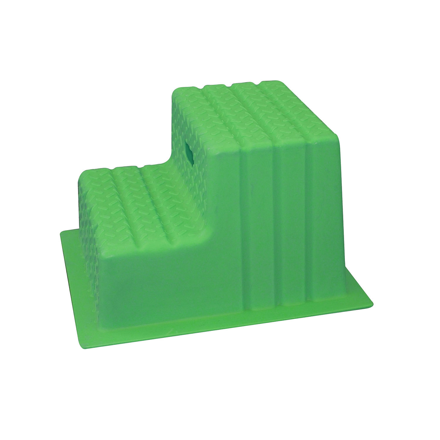 CLASSIC SHOWJUMPS STANDARD MOUNTING BLOCK TWO TREAD  FOREST GREEN TWO TREAD STANDARD