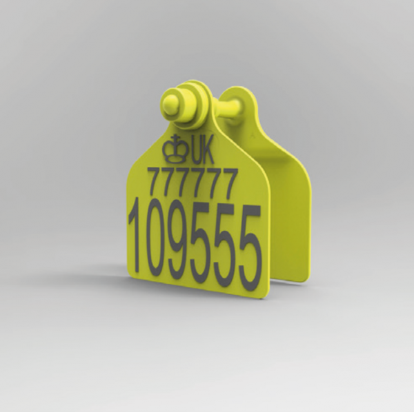 Primary Flexa Maxi & Secondary FDX-B EID Flexa Button Yellow+Yellow ...