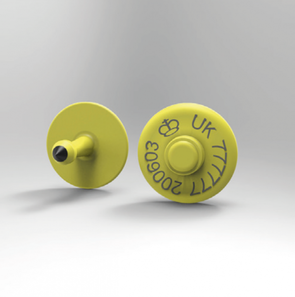 Primary Flexa Maxi & Secondary FDX-B EID Flexa Button Yellow+Yellow