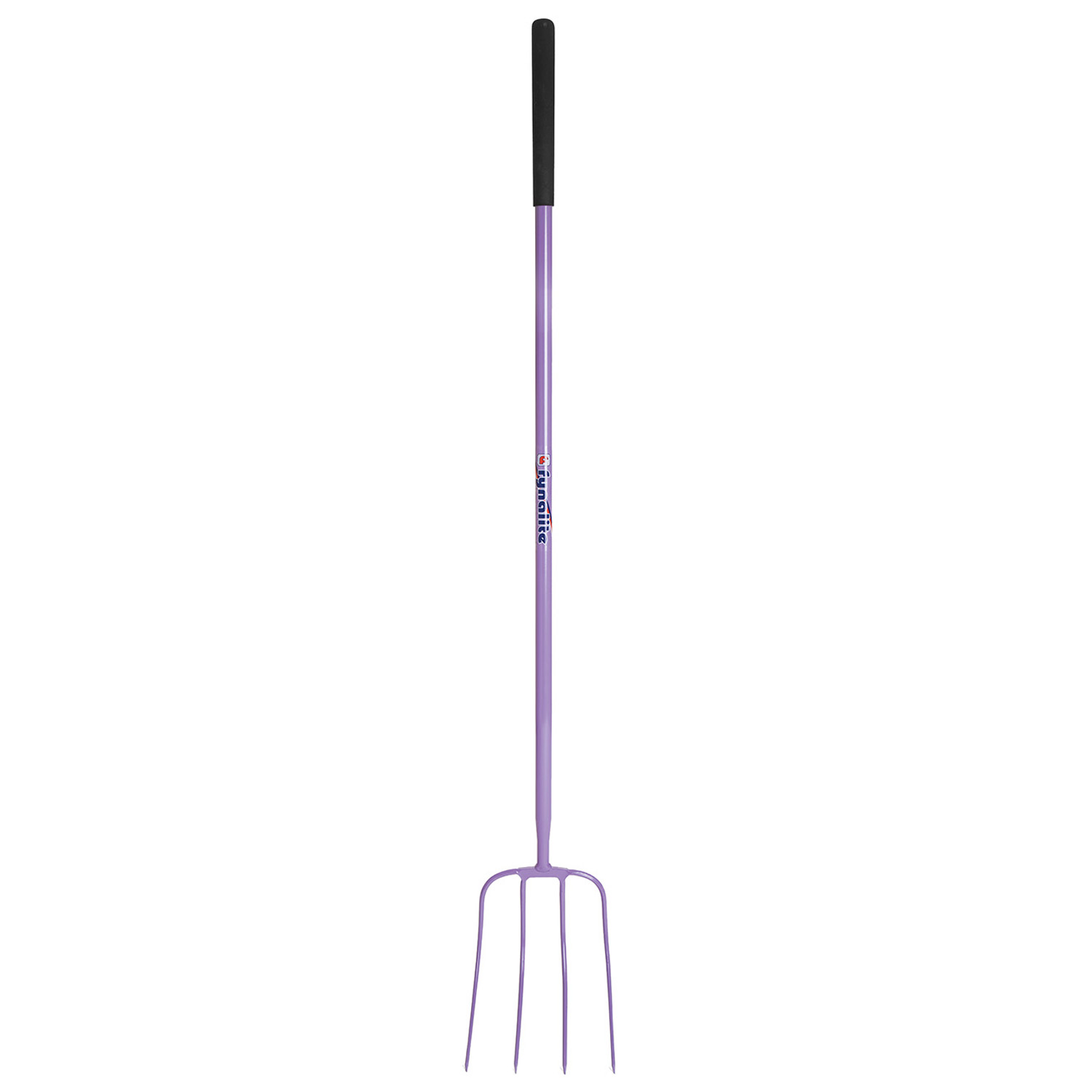 FYNALITE HISTRENGTH MANURE FORK 4 PRONG LONG 48" LONG PURPLE 48" LONG HANDLE