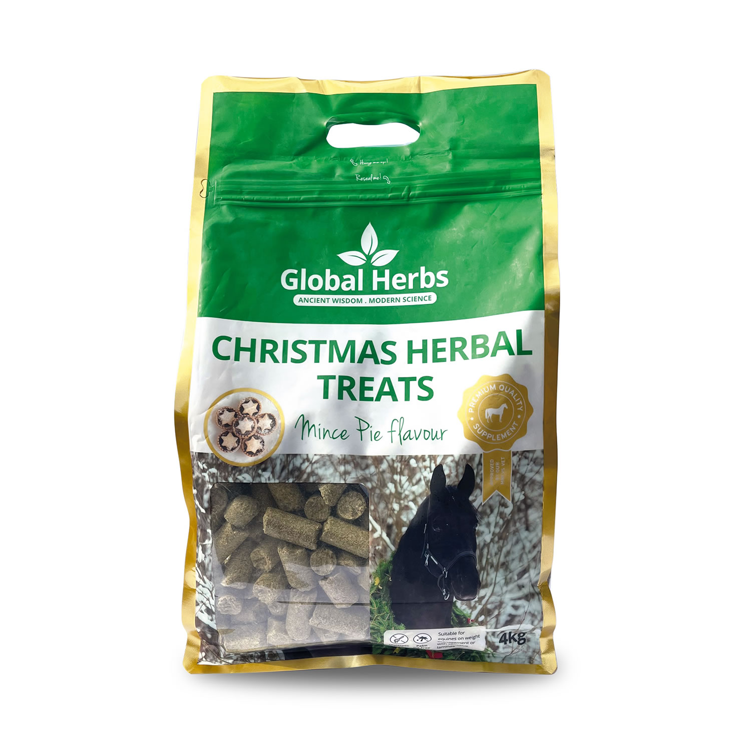 Global Herbs Christmas Herbal Treats Mince Pie - 4 Kg