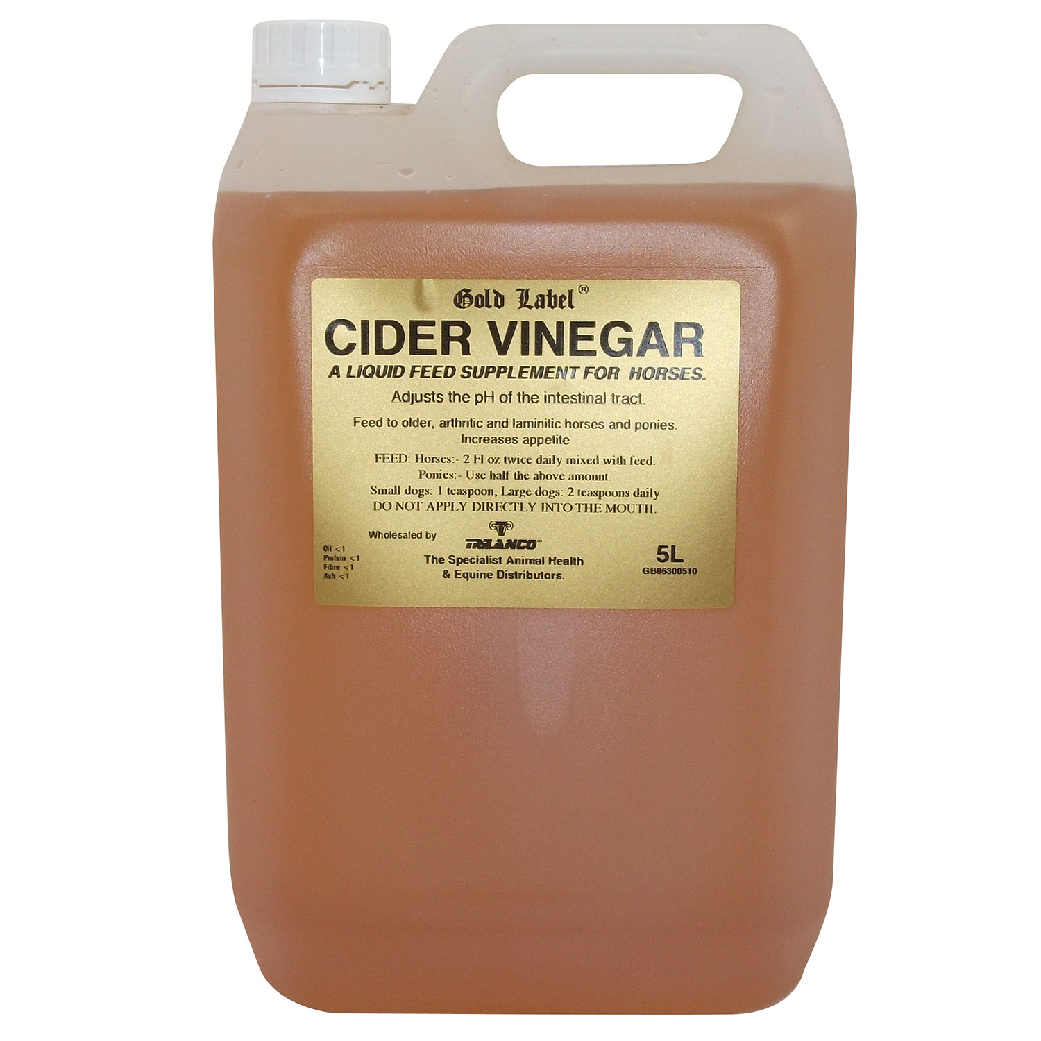 GOLD LABEL CIDER VINEGAR 5 LT 5 LT totalfarmsupplies.co.uk