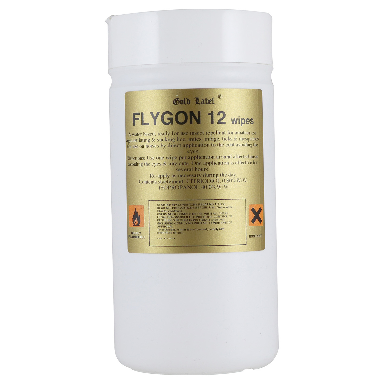 GOLD LABEL FLYGON 12 WIPES 100 WIPES 100 PACK