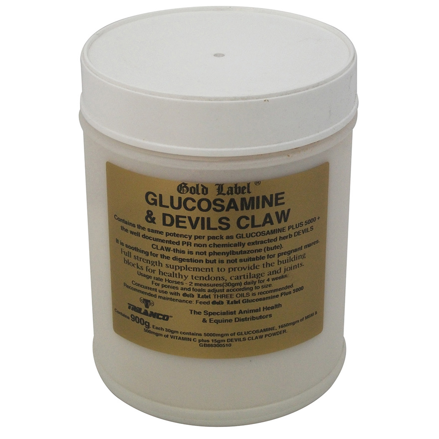 GOLD LABEL GLUCOSAMINE ULTIMATE 900 GM 900 GM totalfarmsupplies.co.uk