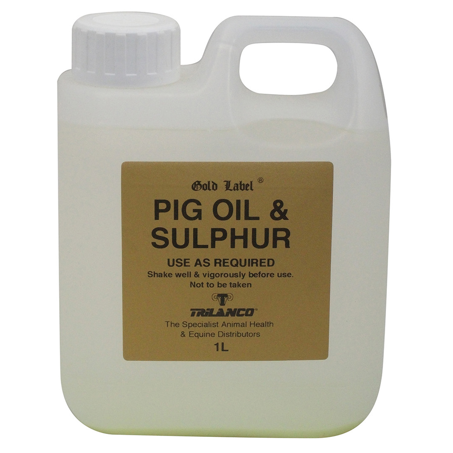 GOLD LABEL PIG OIL & SULPHUR 1 LT 1 LT