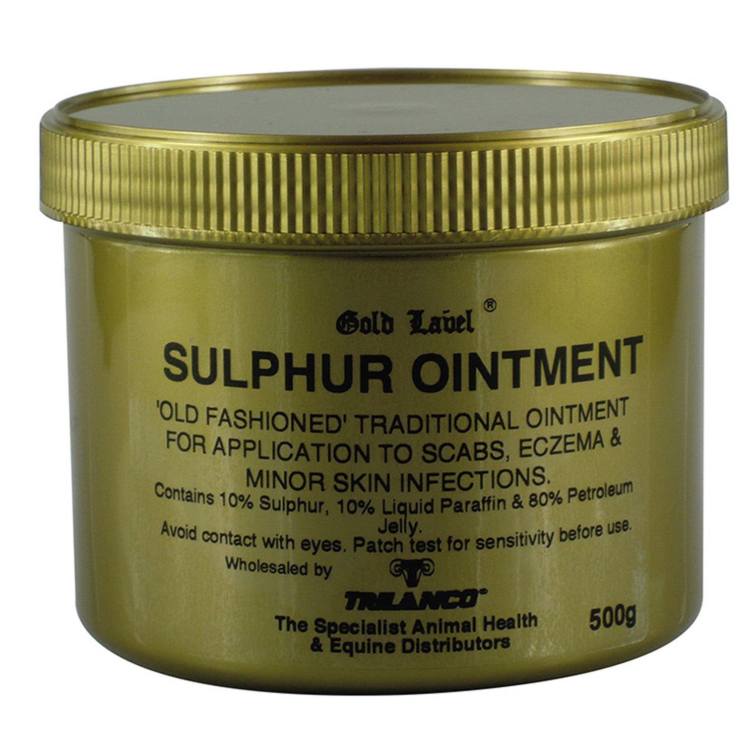 GOLD LABEL OLD FASHIONED SULPHUR OINTMENT 500 GM 500 GM